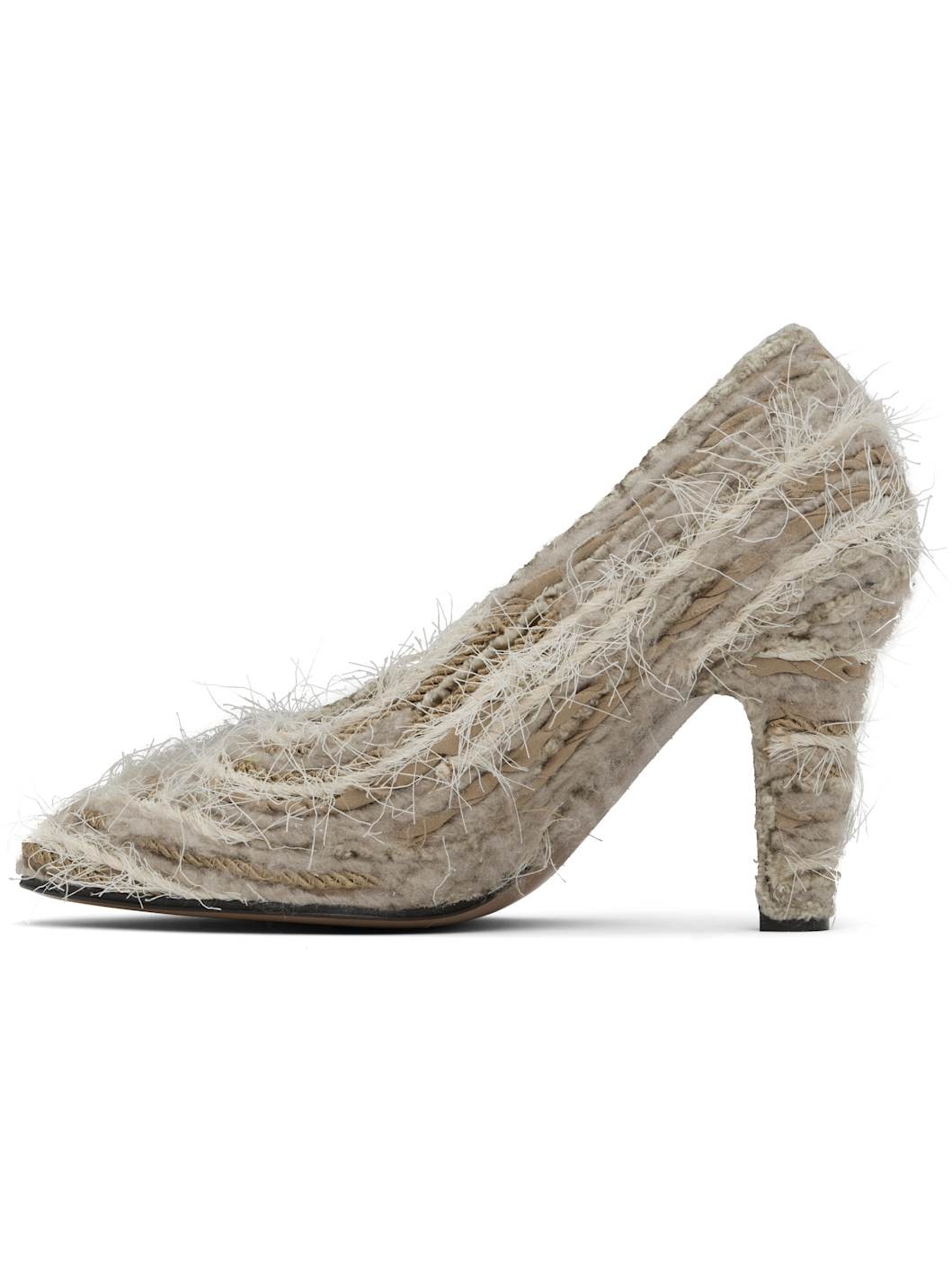 Beige Prudens Heels - 3