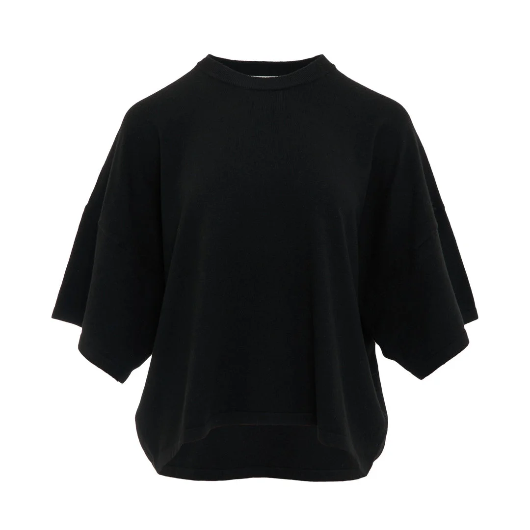 Women's Boxy Knit Tee - 1