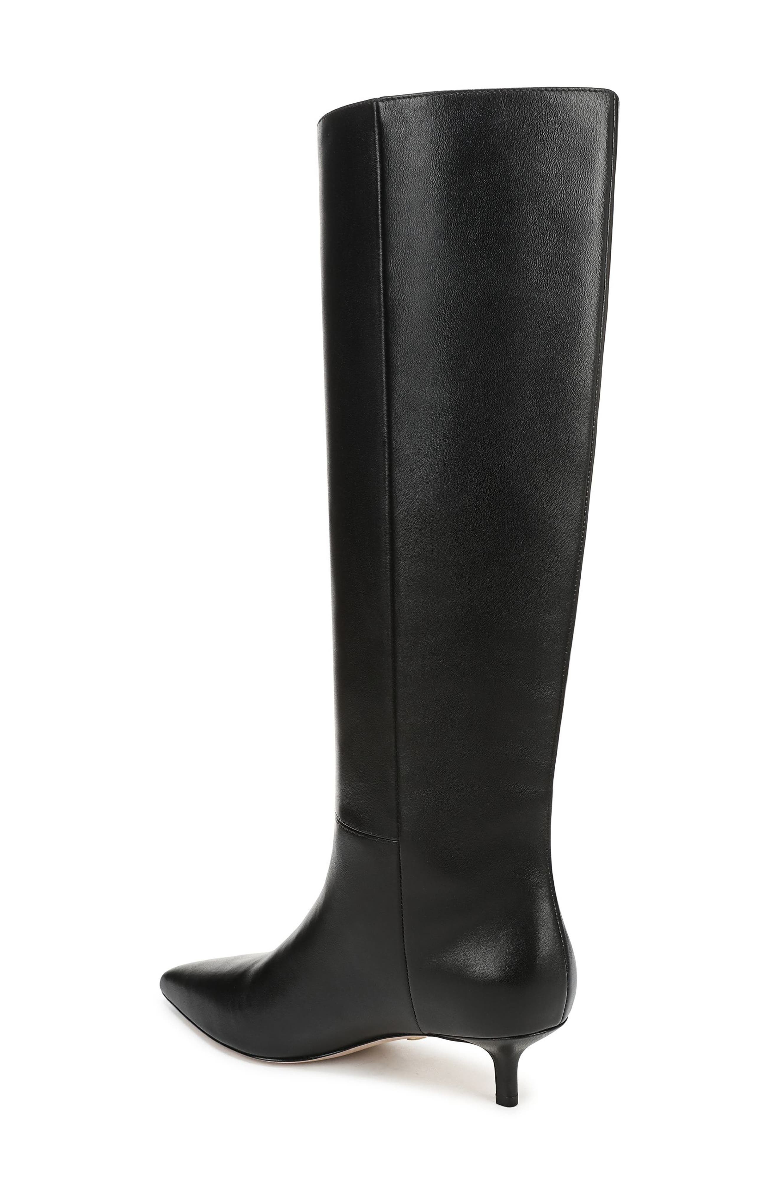 Veronica Beard Lisa 45 Knee High Boot in Black Leather at Nordstrom - 3