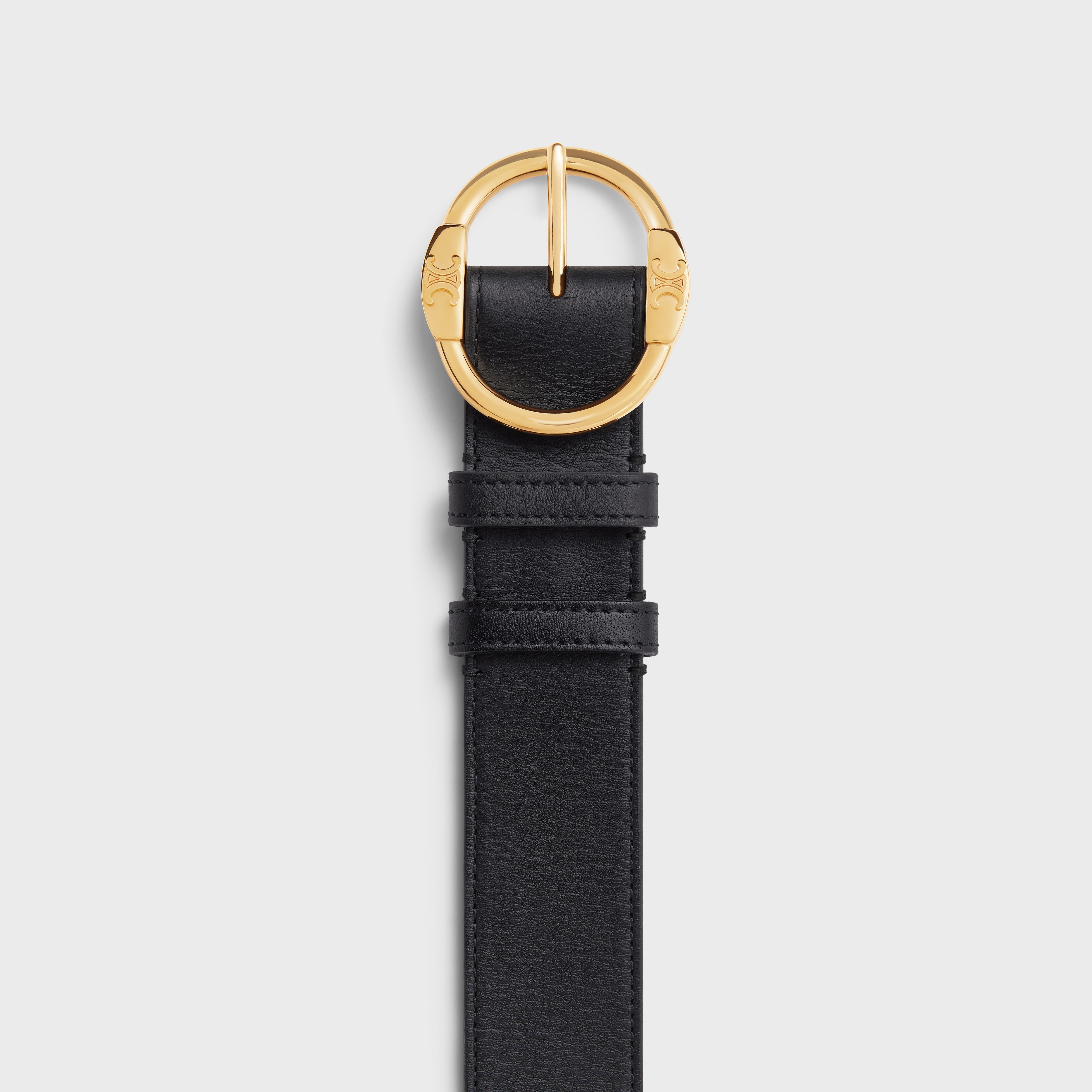 LARGE TWIN TRIOMPHE BELT in VINTAGE CALFSKIN - 2