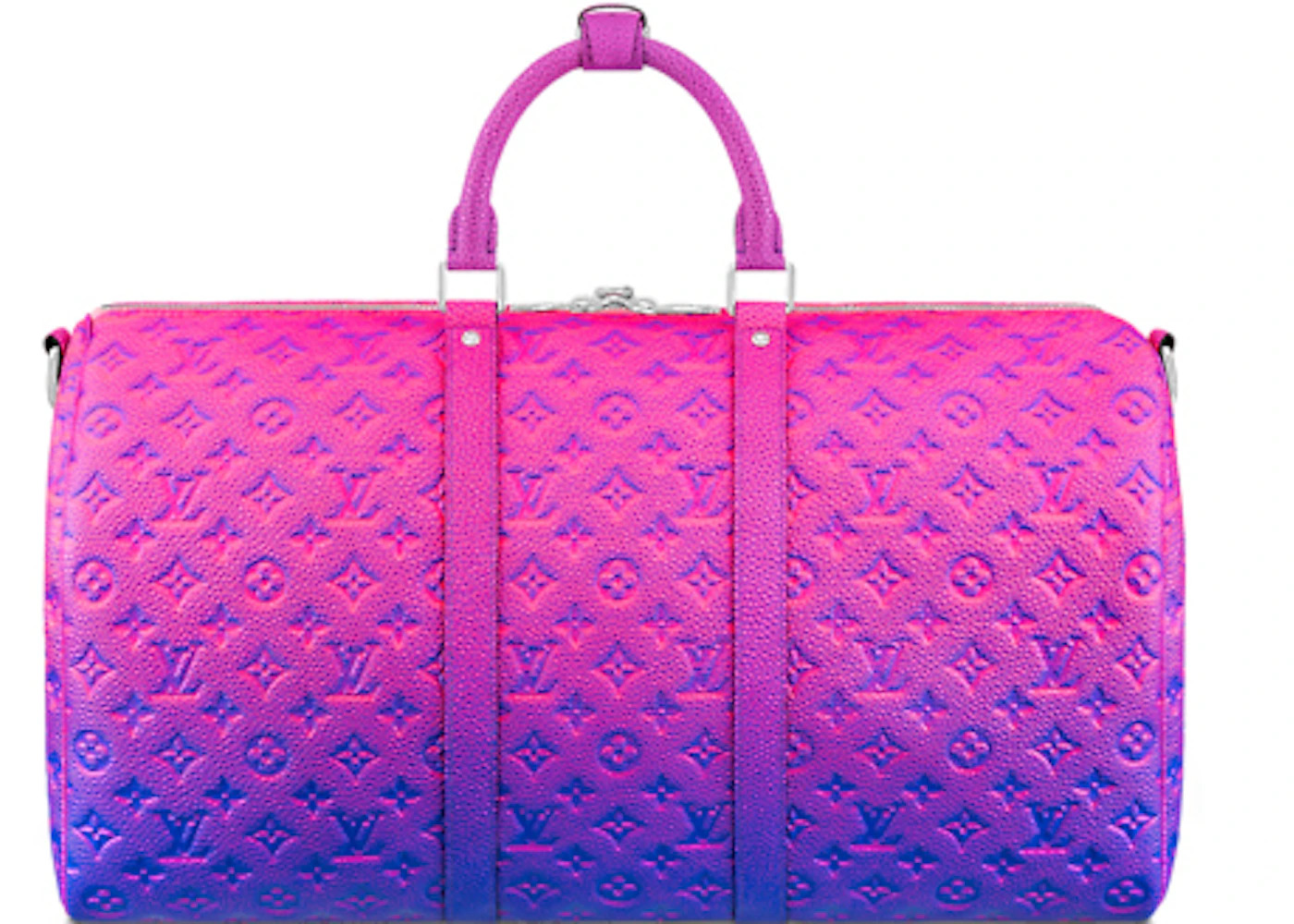 Louis Vuitton Keepall 50B Taurillon Illusion Blue/Pink - 2