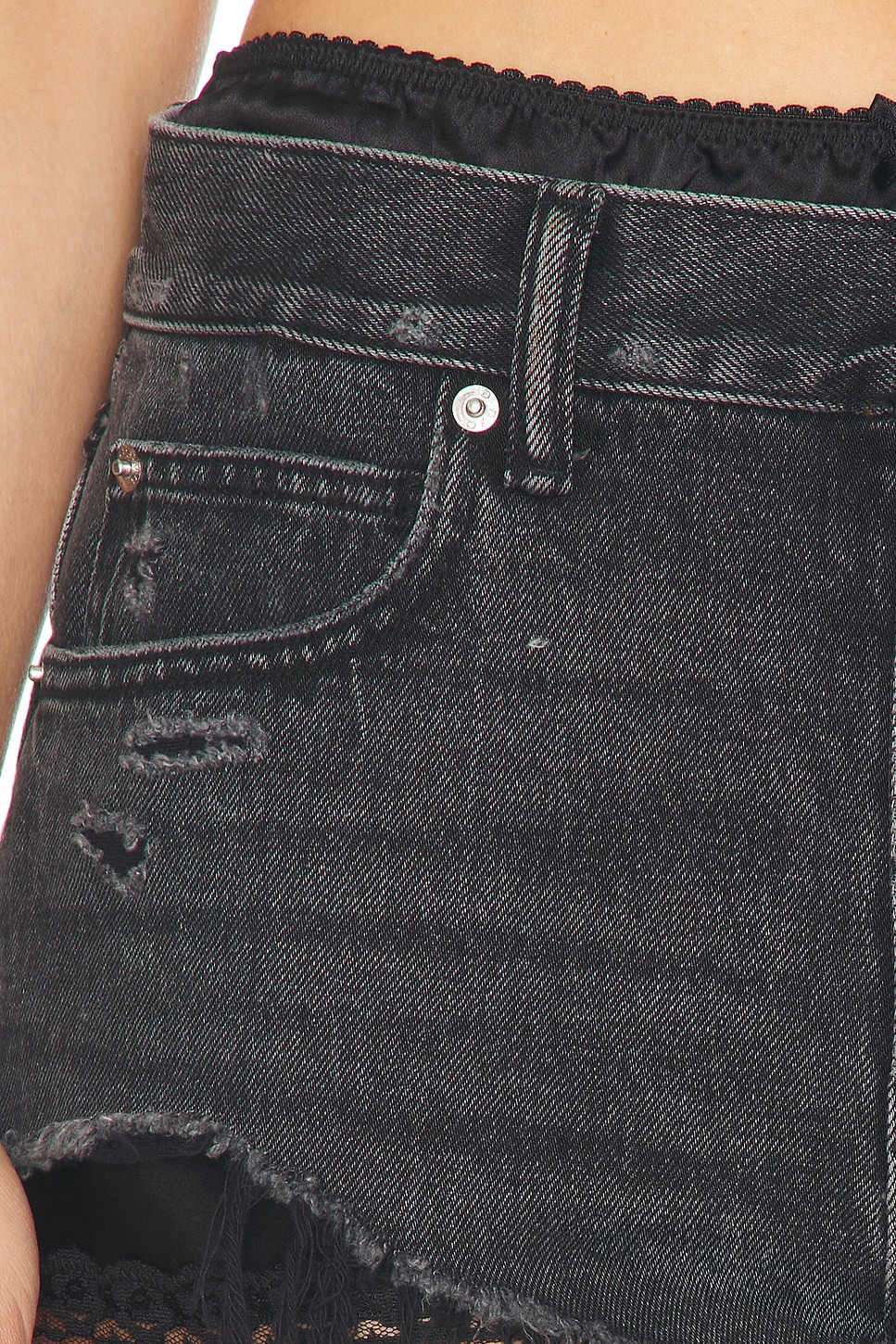 Pre-styled Cut-off Short With Silk Boxer - 6