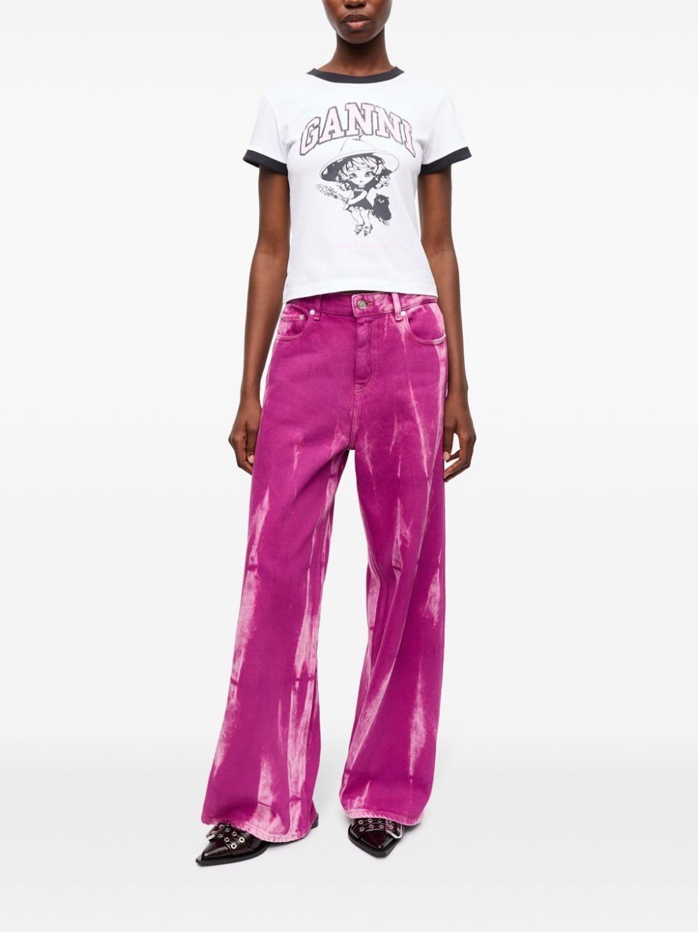 graphic-print T-shirt - 2