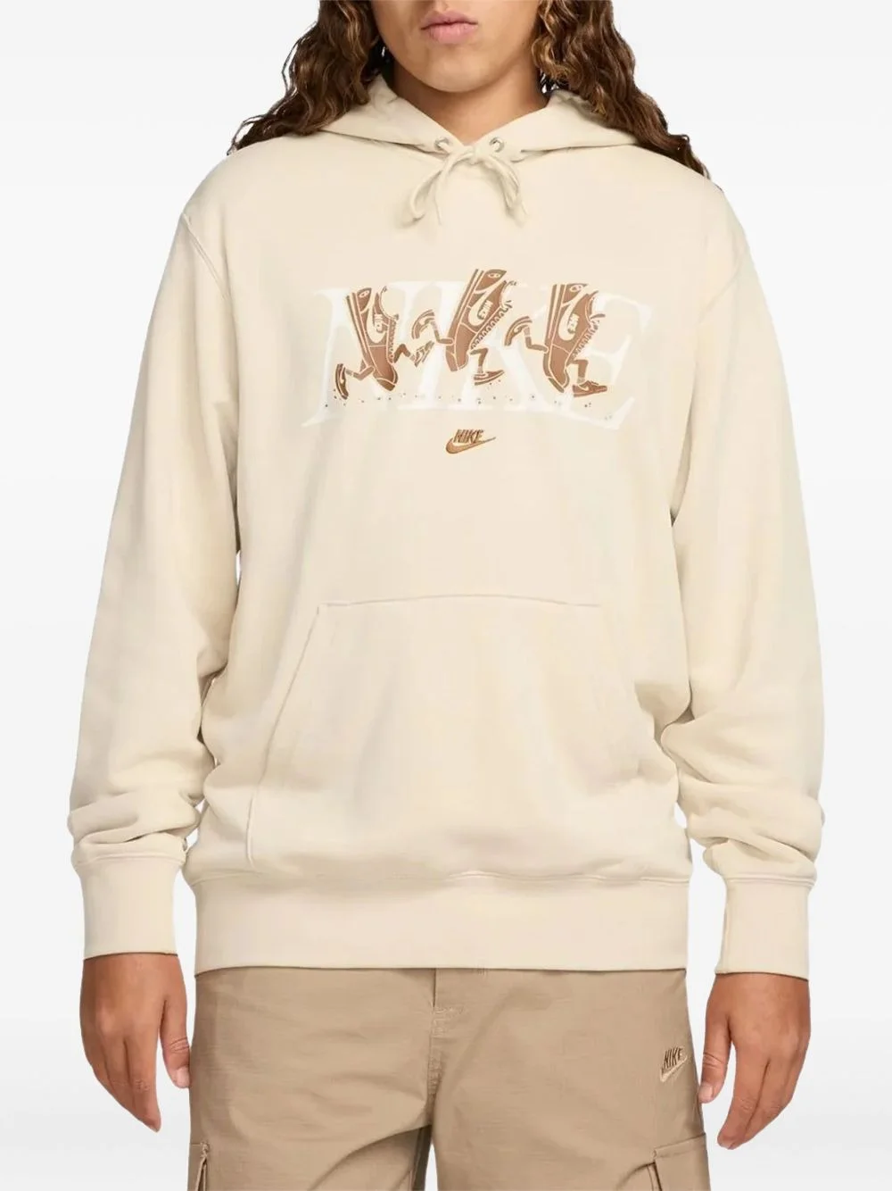 graphic-print hoodie - 1