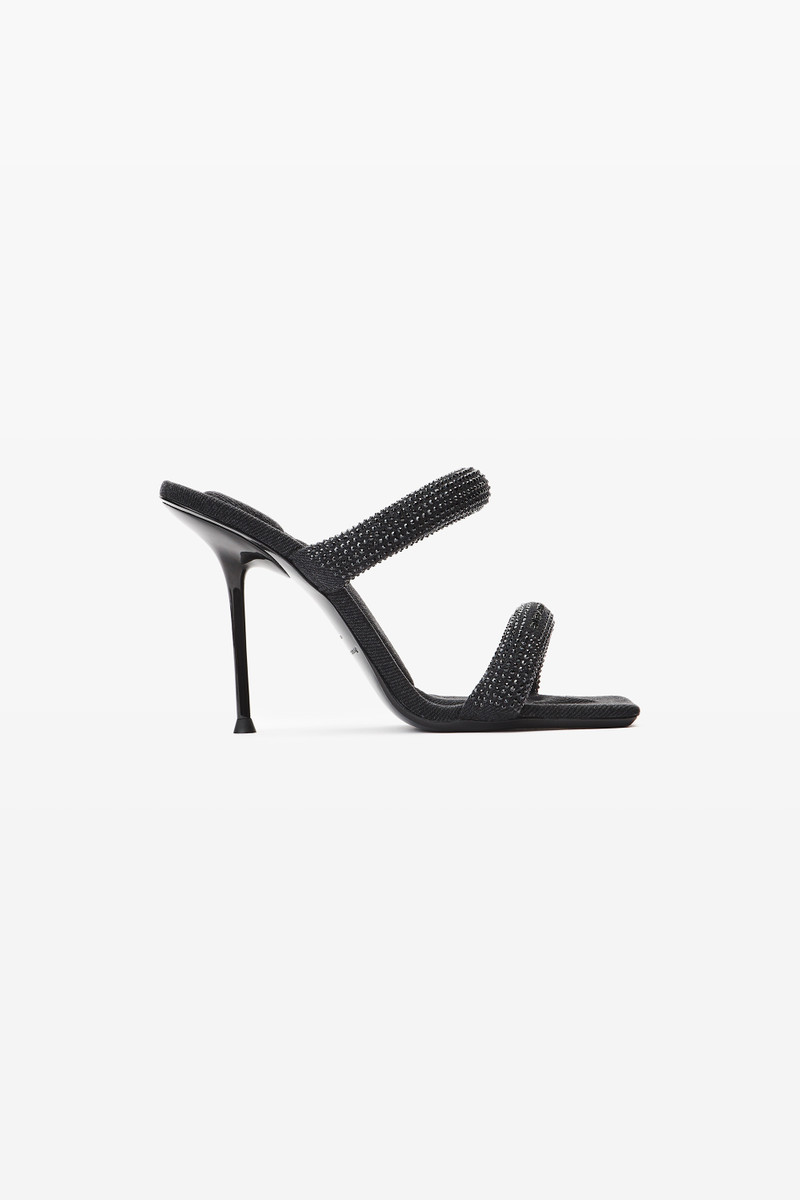 julie 105mm denim crystal hotfix tubular sandal 1
