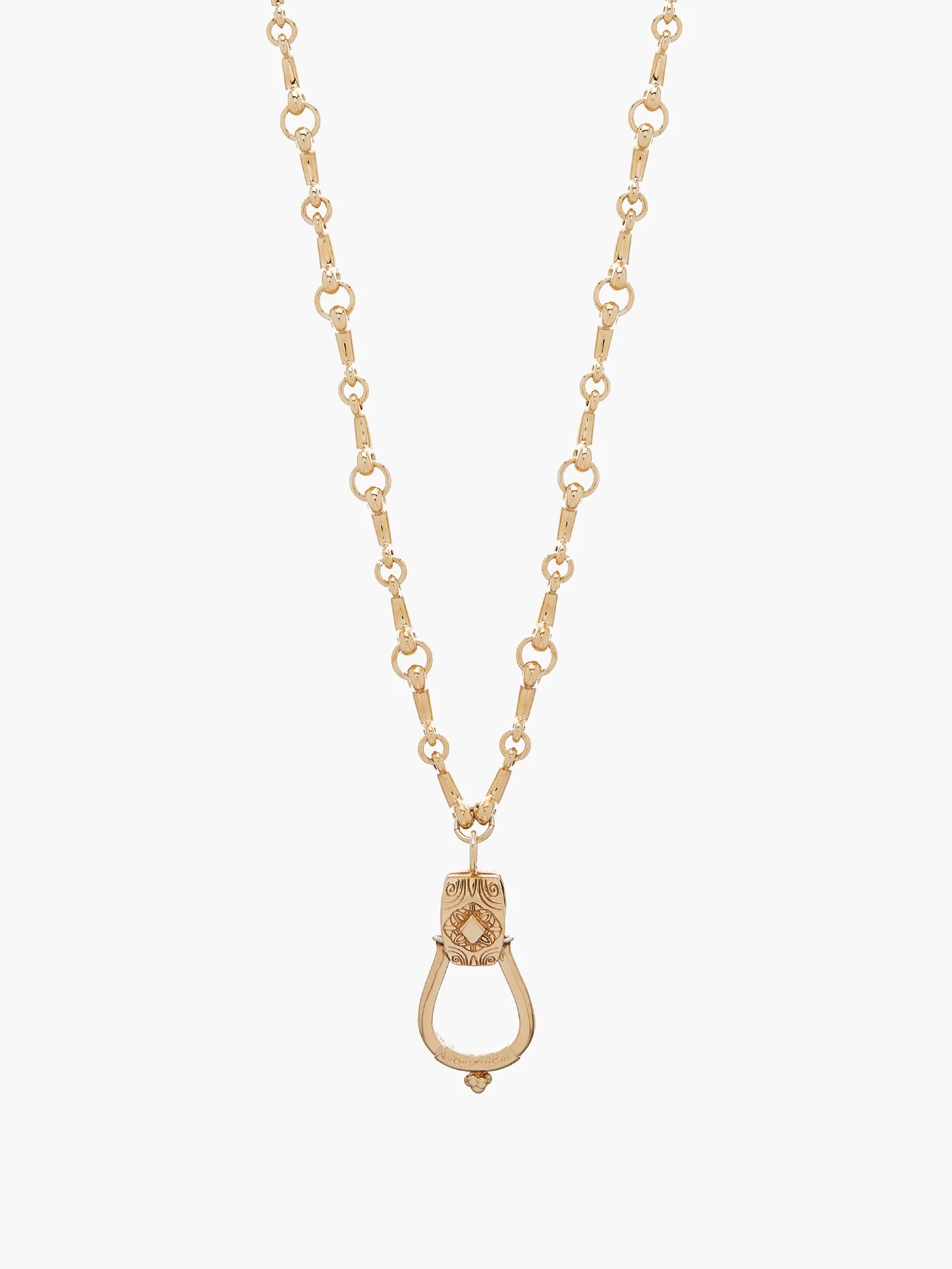 Horseshoe bar-chain necklace - 3