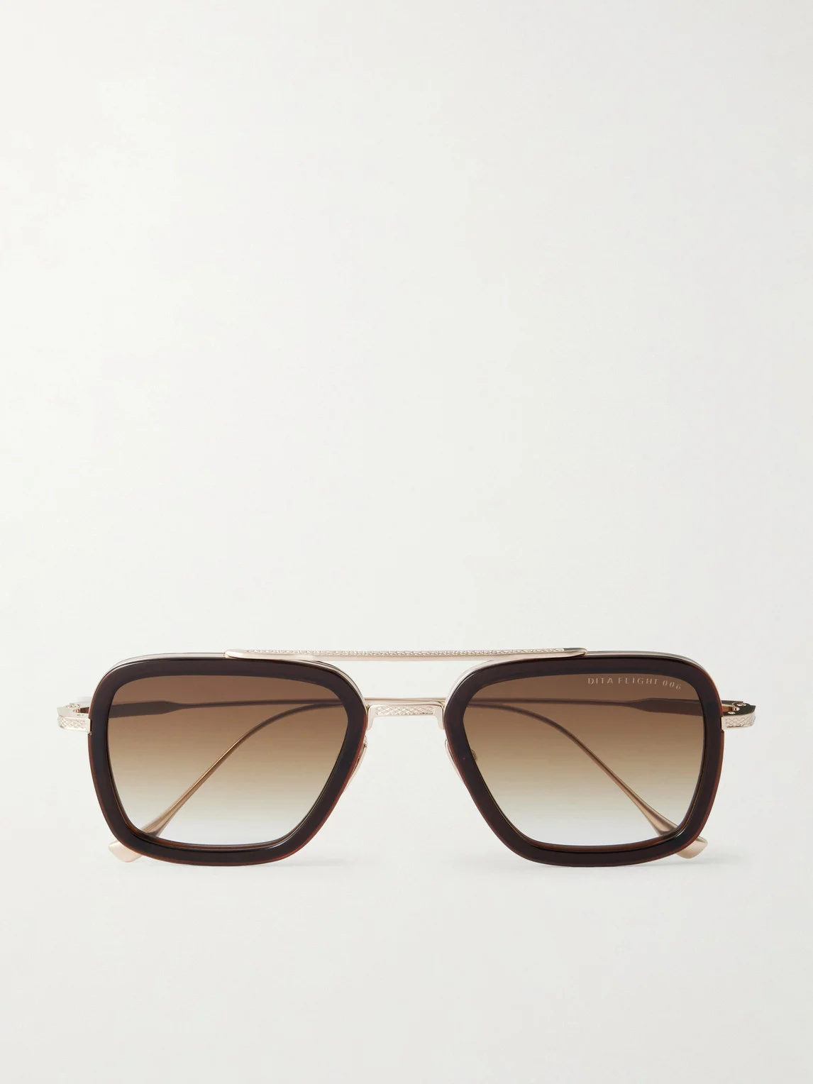 Flight.006 Aviator-Style Gold-Tone and Acetate Sunglasses - 1