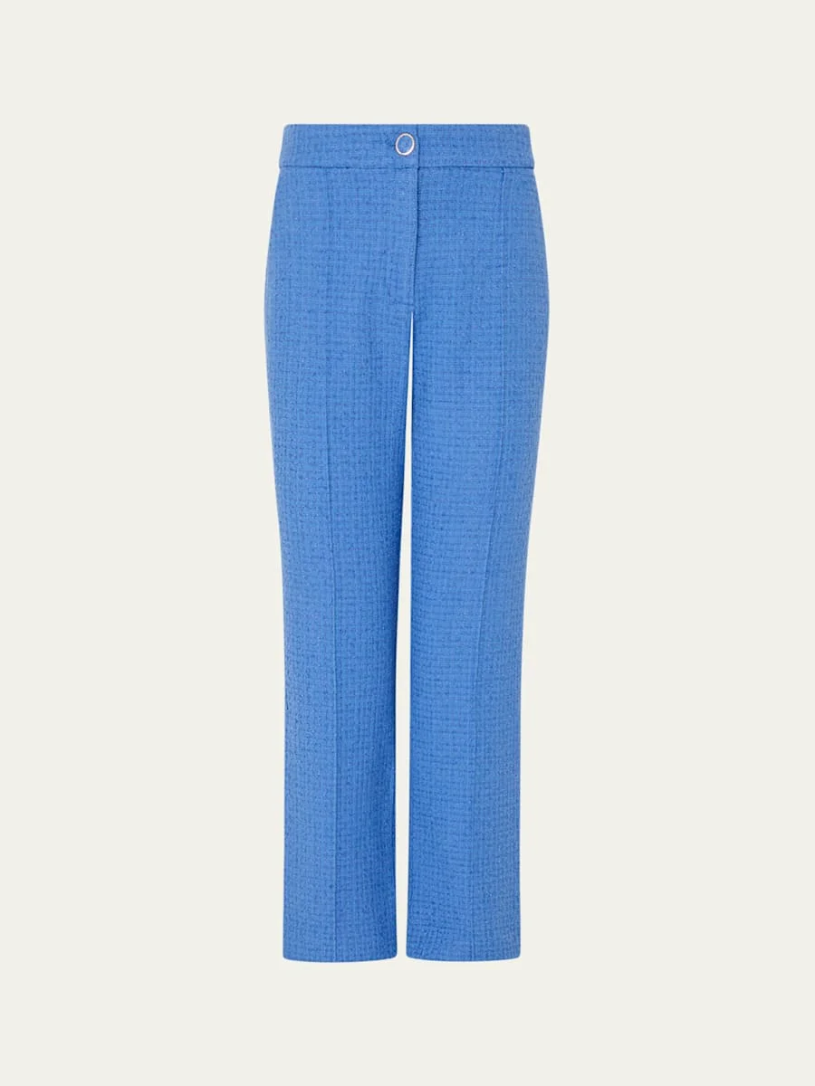 Betsy Cropped Boucle Pants - 1