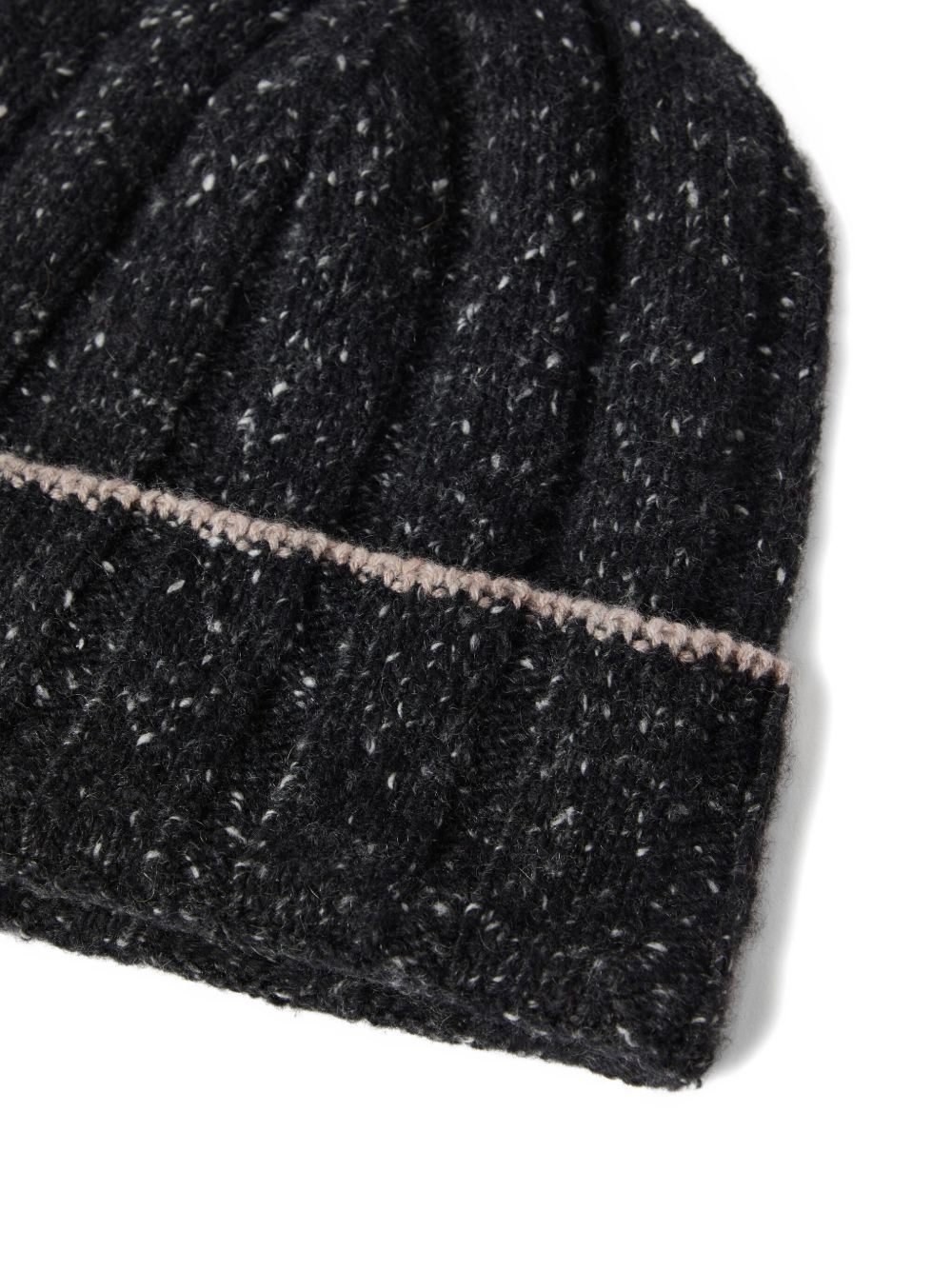 rib-knit cashmere beanie - 2