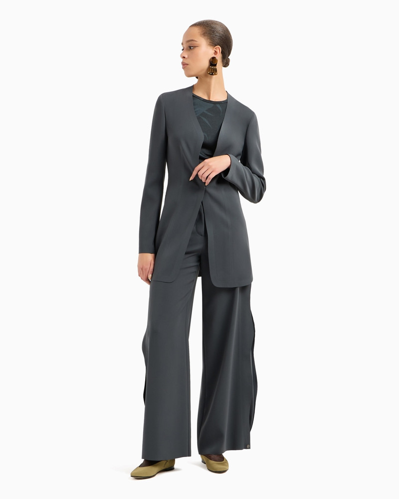 GIORGIO ARMANI LONG JACKET IN TECHNICAL CADY outlook