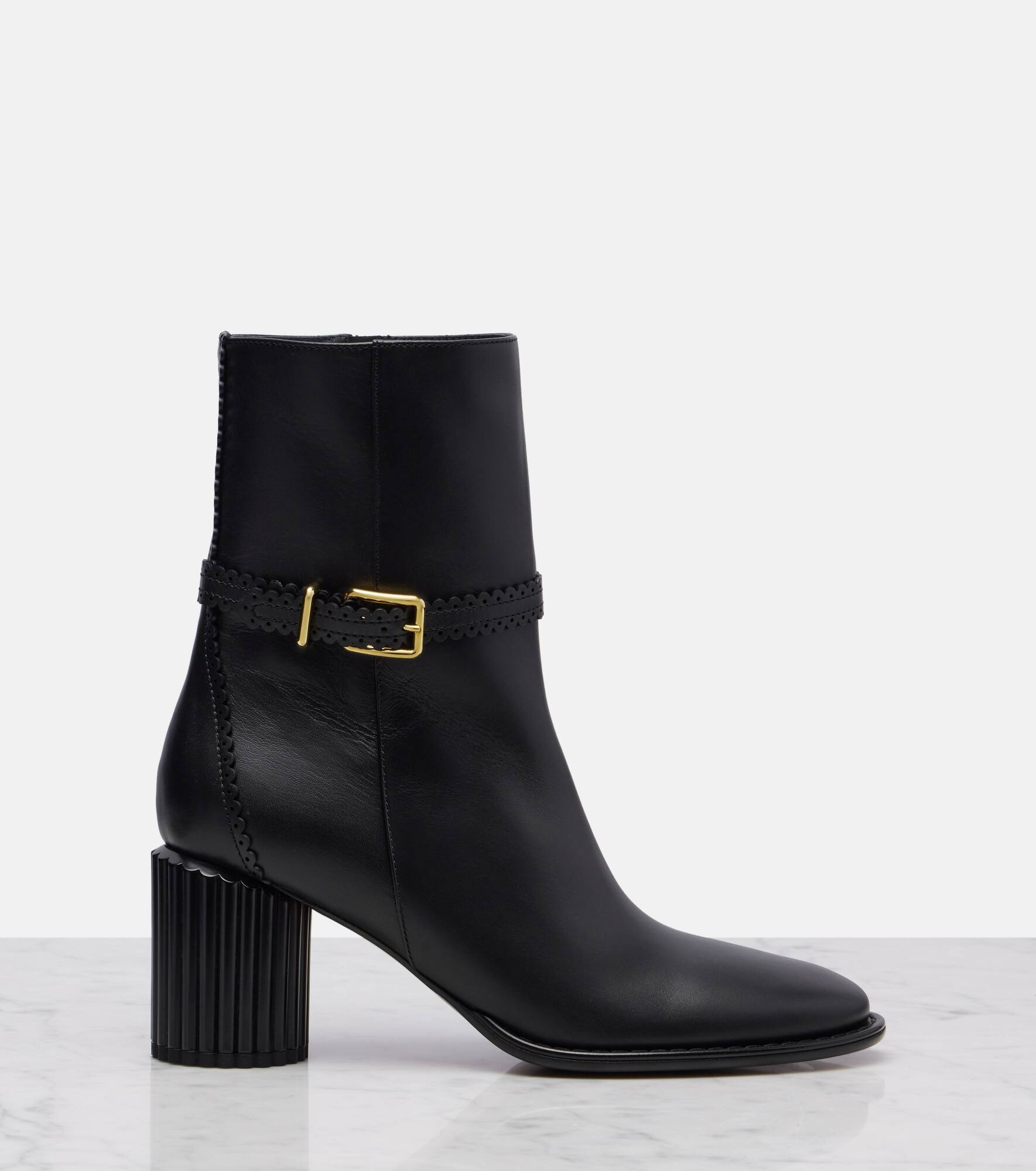 Eddie 70 leather ankle boots - 4