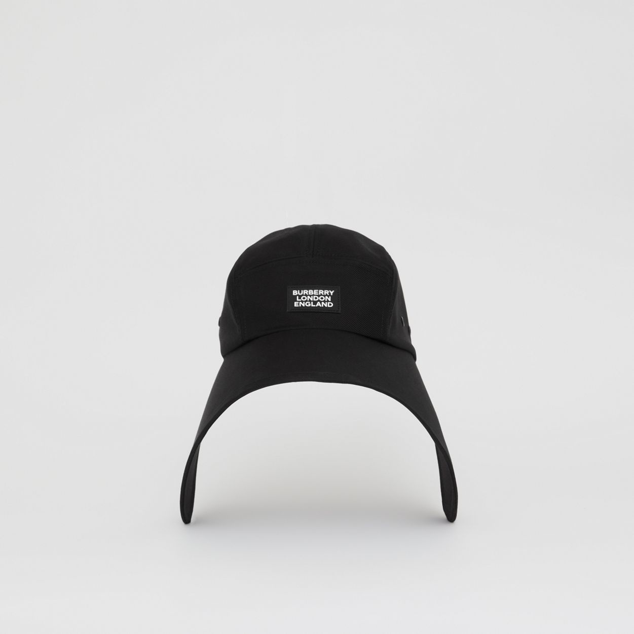 Logo Appliqué Cotton Twill Bonnet Cap - 1