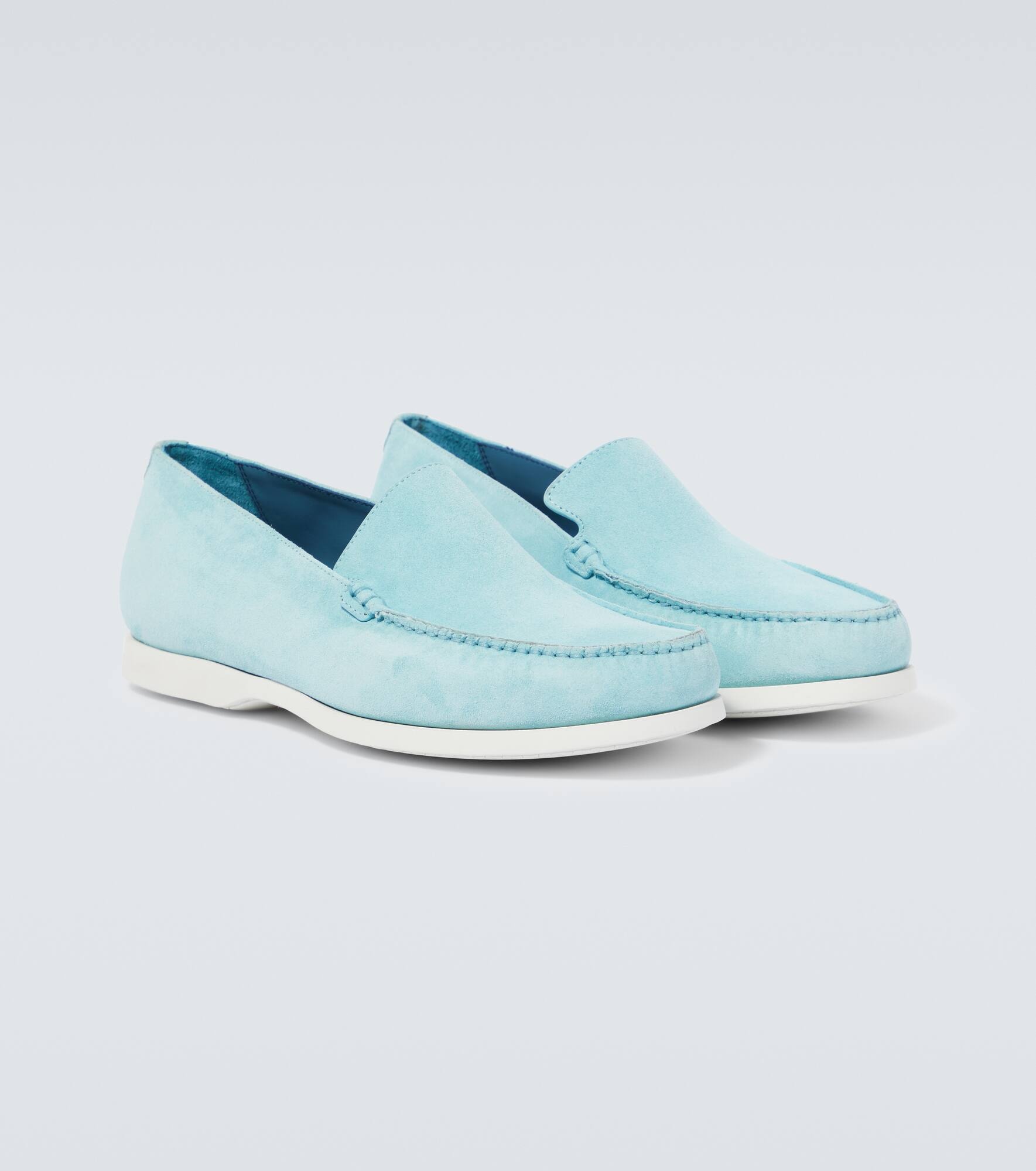 Monaco suede loafers - 5