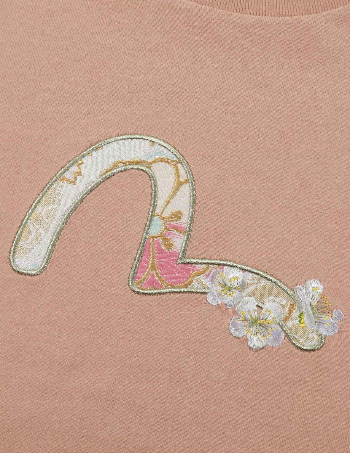 BROCADE SEAGULL APPLIQUÉ T-SHIRT - 7