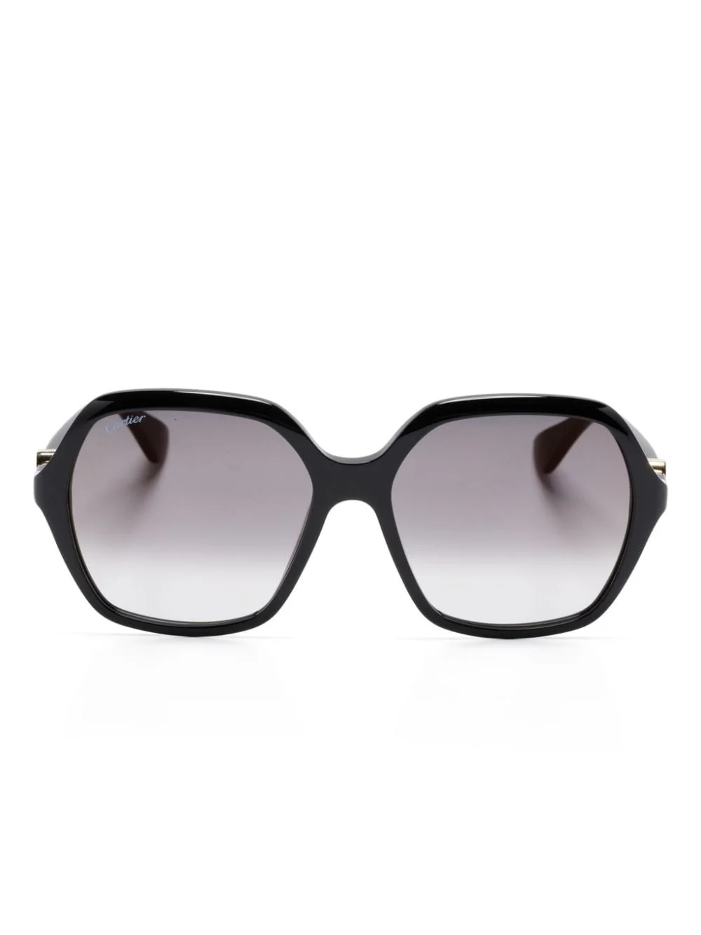 geometric-frame sunglasses - 1