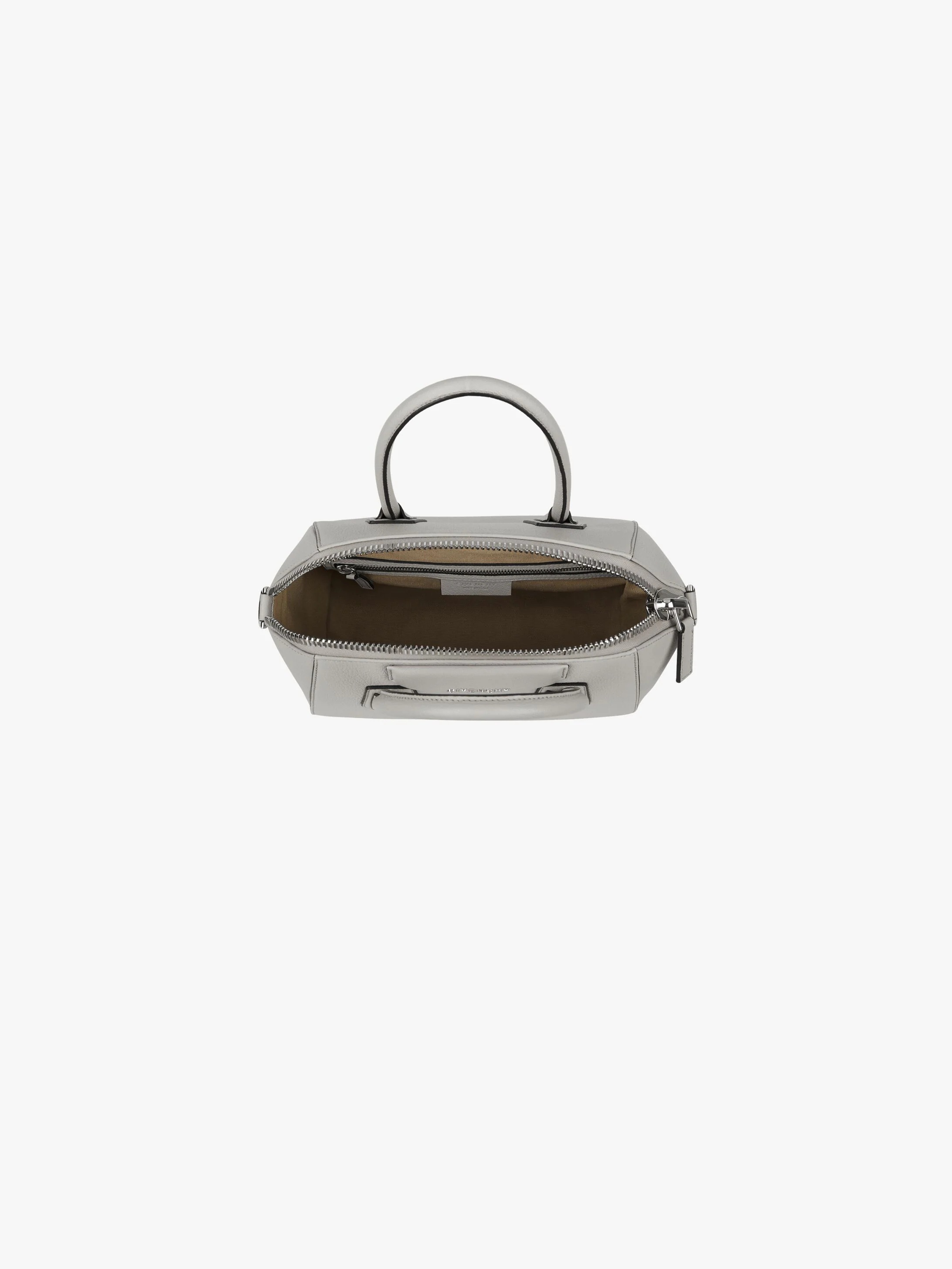 SMALL ANTIGONA BAG IN GRAINED LEATHER - 4