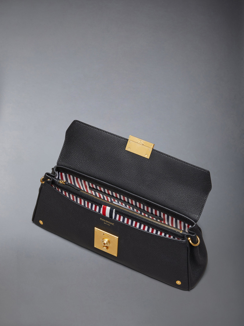 Soft Pebble Grain Mrs. Thom Baguette Clutch 5