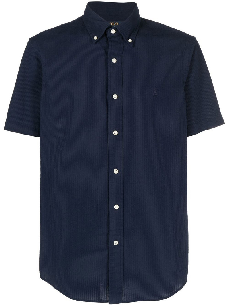 corduroy short-sleeve shirt 1