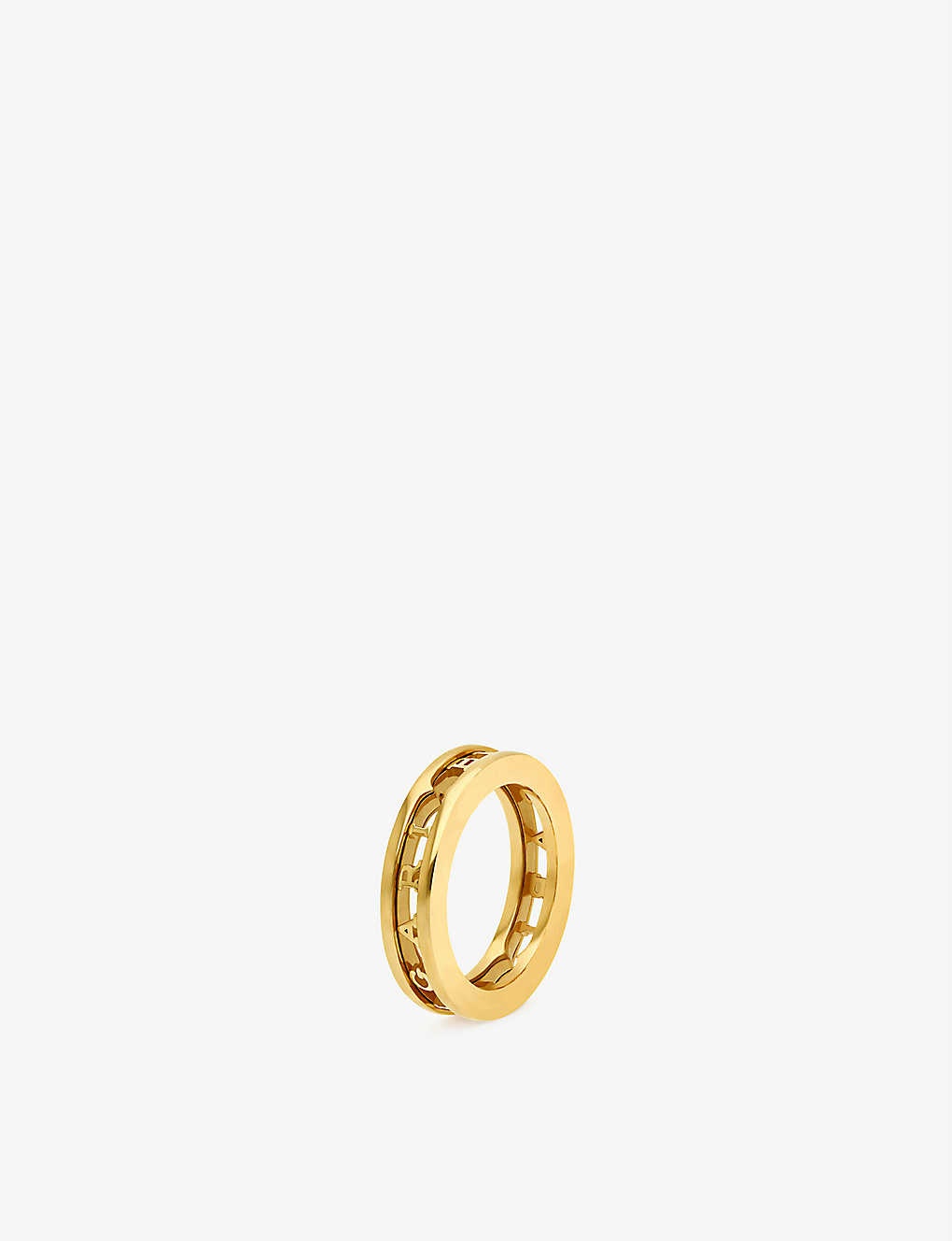 B.zero1 18ct yellow-gold band ring - 1