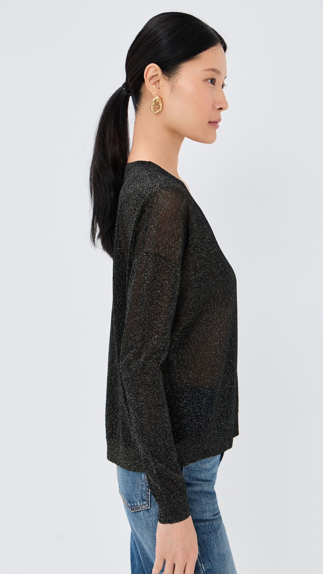 V Neck Sweater - 3