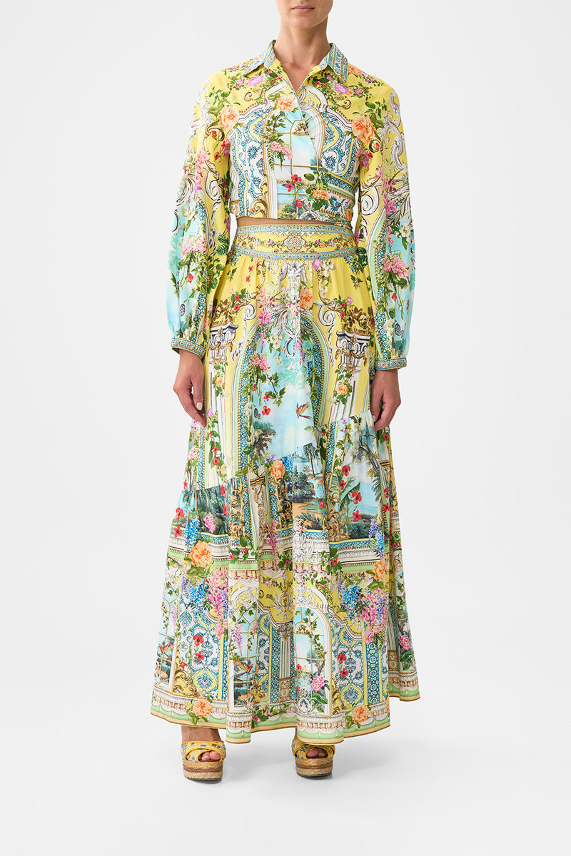 CAMILLA CROPPED WRAP SHIRT outlook