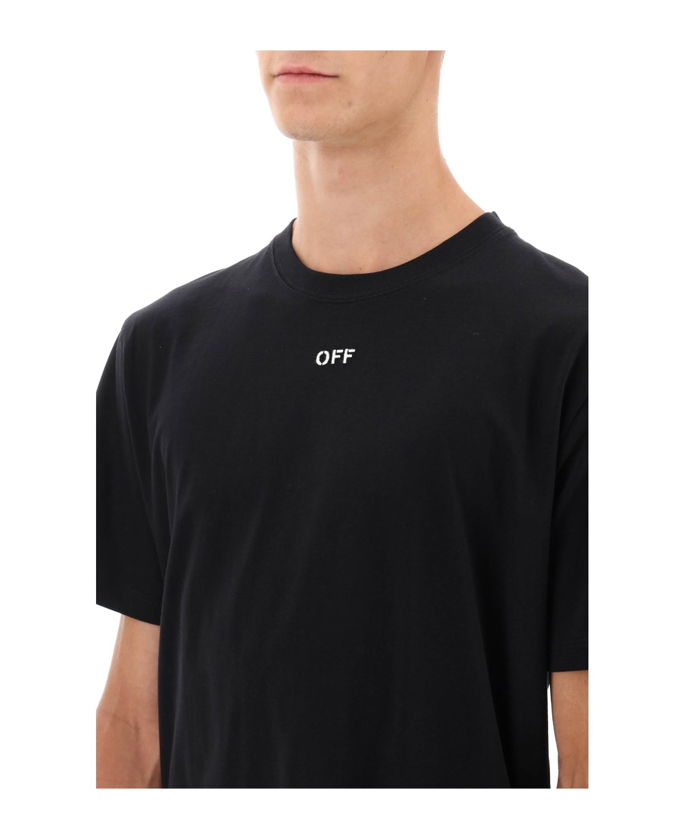 Back Embroidery T-shirt - 4