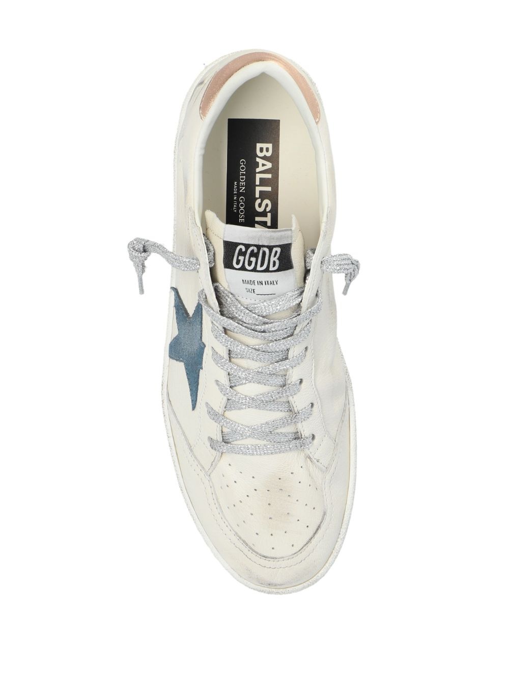 Ball Star distressed leather sneakers - 4