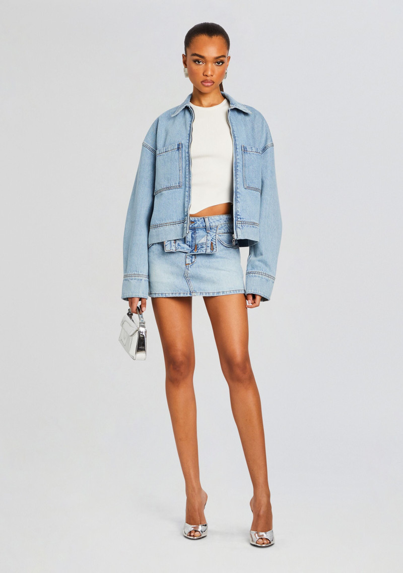 RETROFÊTE KAT DENIM SKIRT outlook
