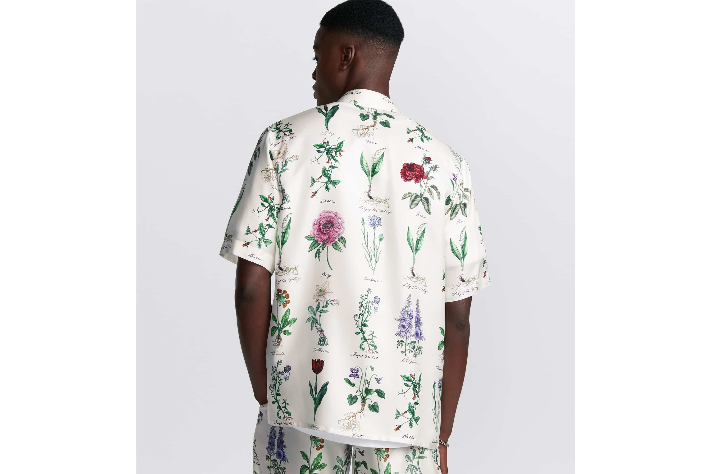Herbarium Illustration Short-Sleeved Shirt - 4