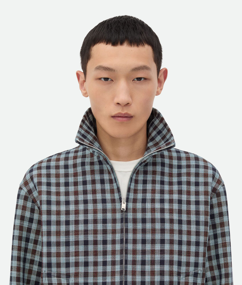 Cotton Gingham Blouson 4