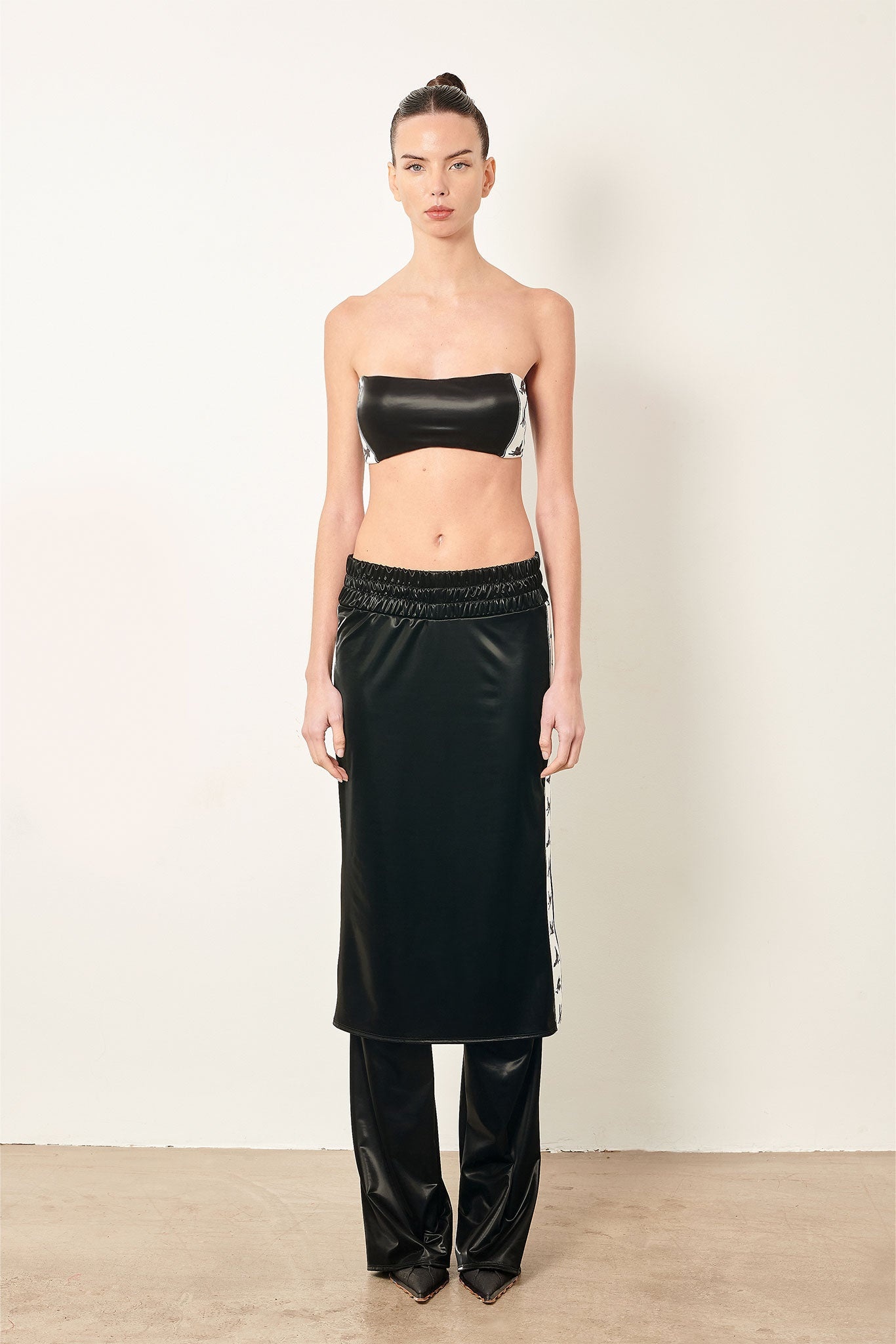 PREMIER TROUSER SKIRT BLACK - 2
