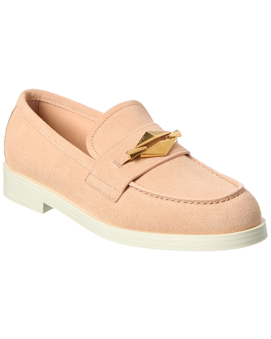 Jimmy Choo Maddie Diamond Suede Loafer - 1
