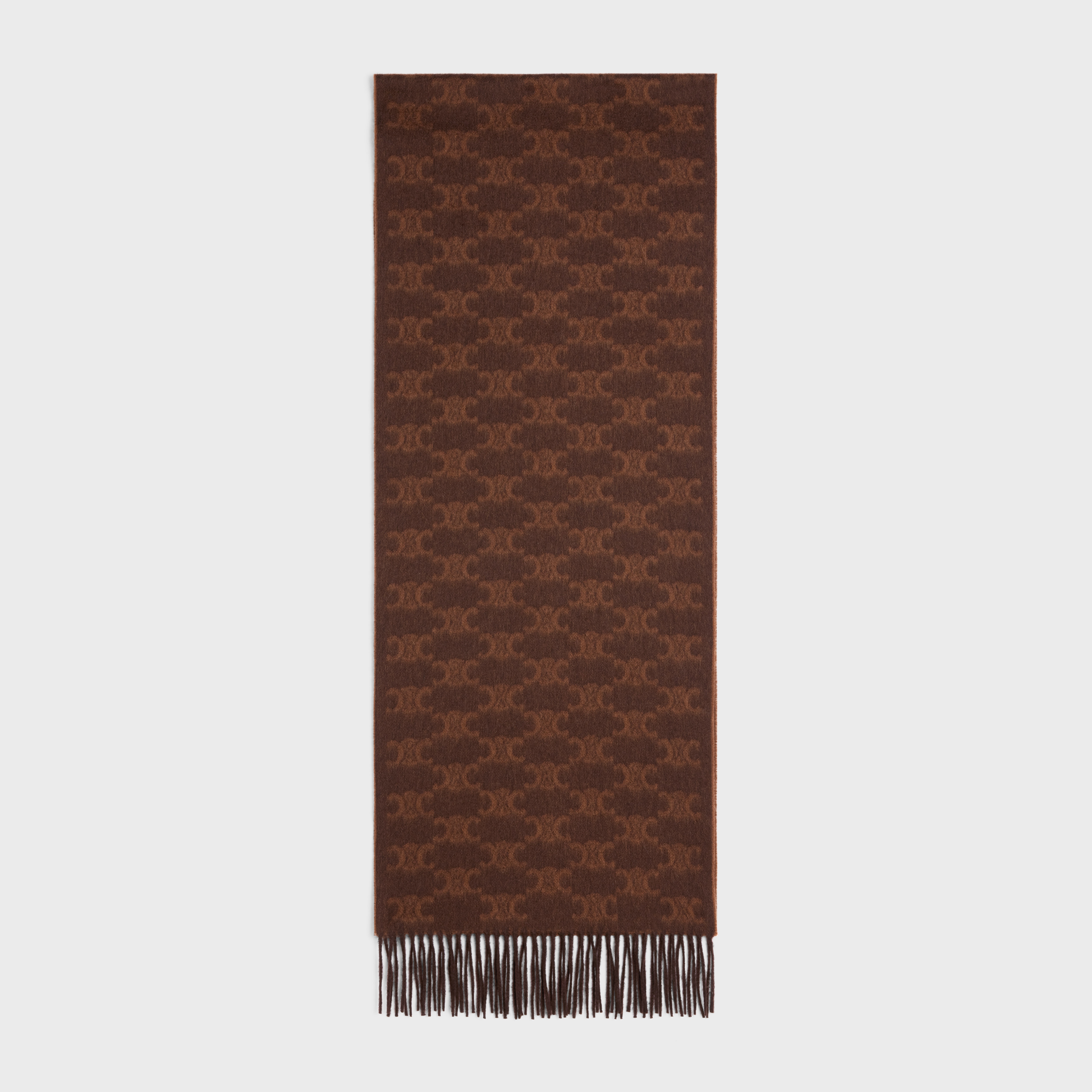 SCARF in monogram cashmere - 1