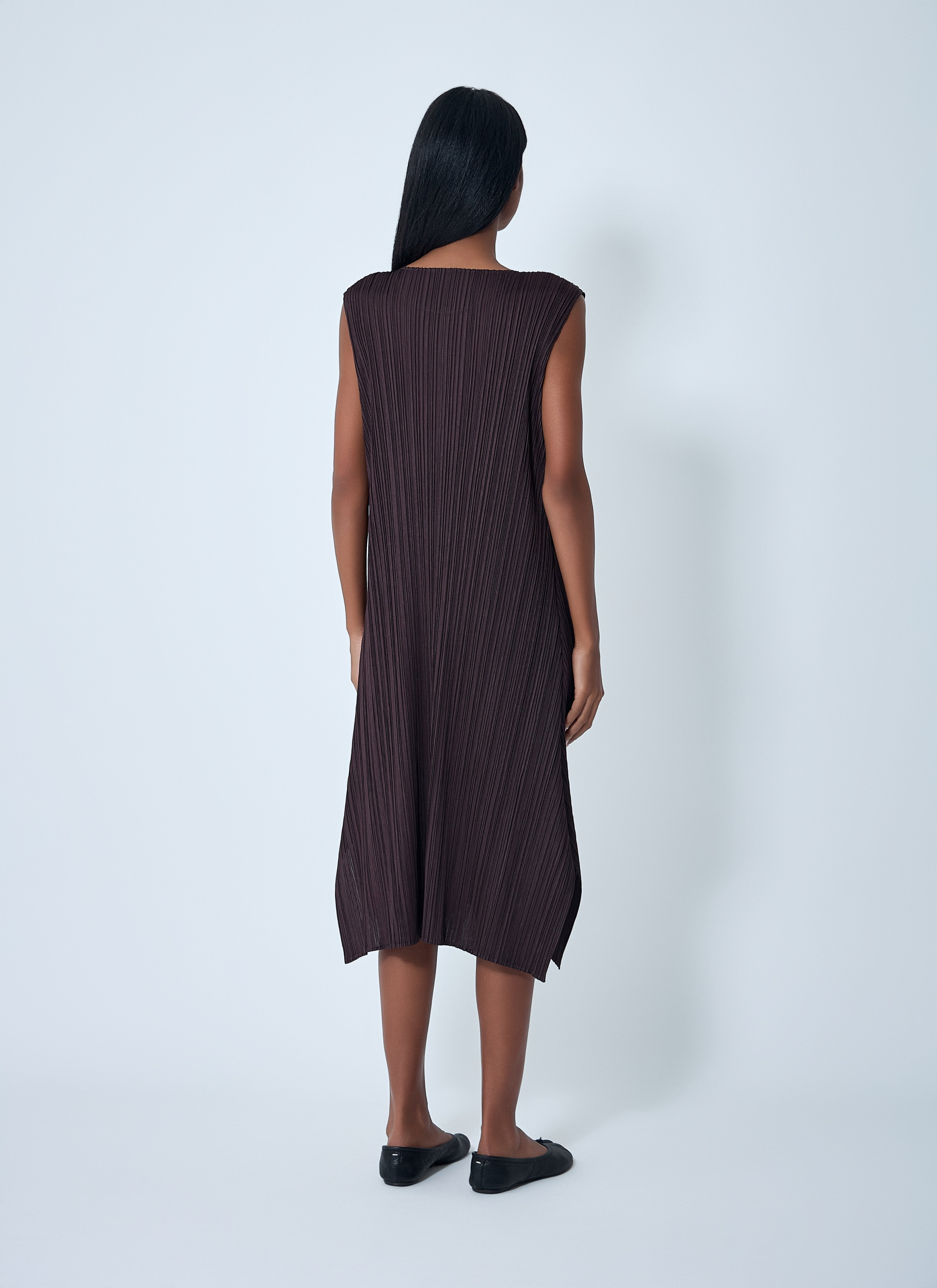 Pleats Please Issey Miyake Women Pleated Midi Dress - 4