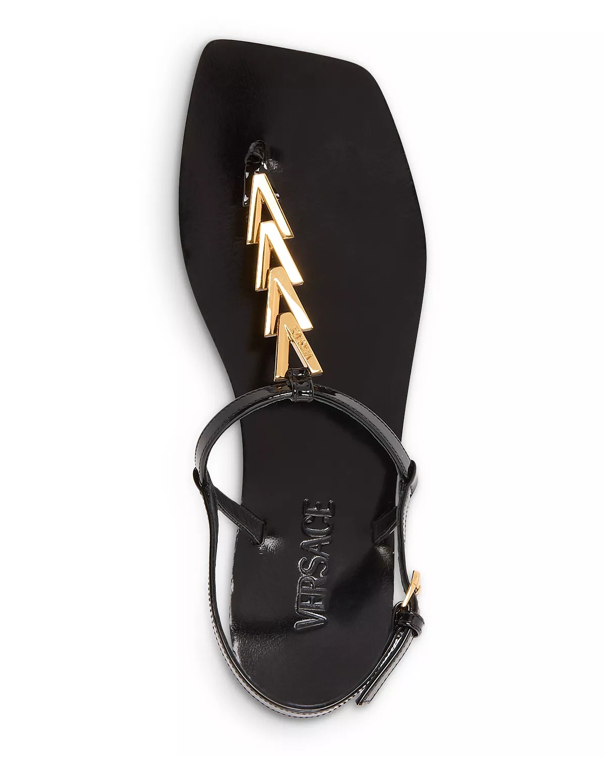 Women's Leather T Strap Sandals - 4