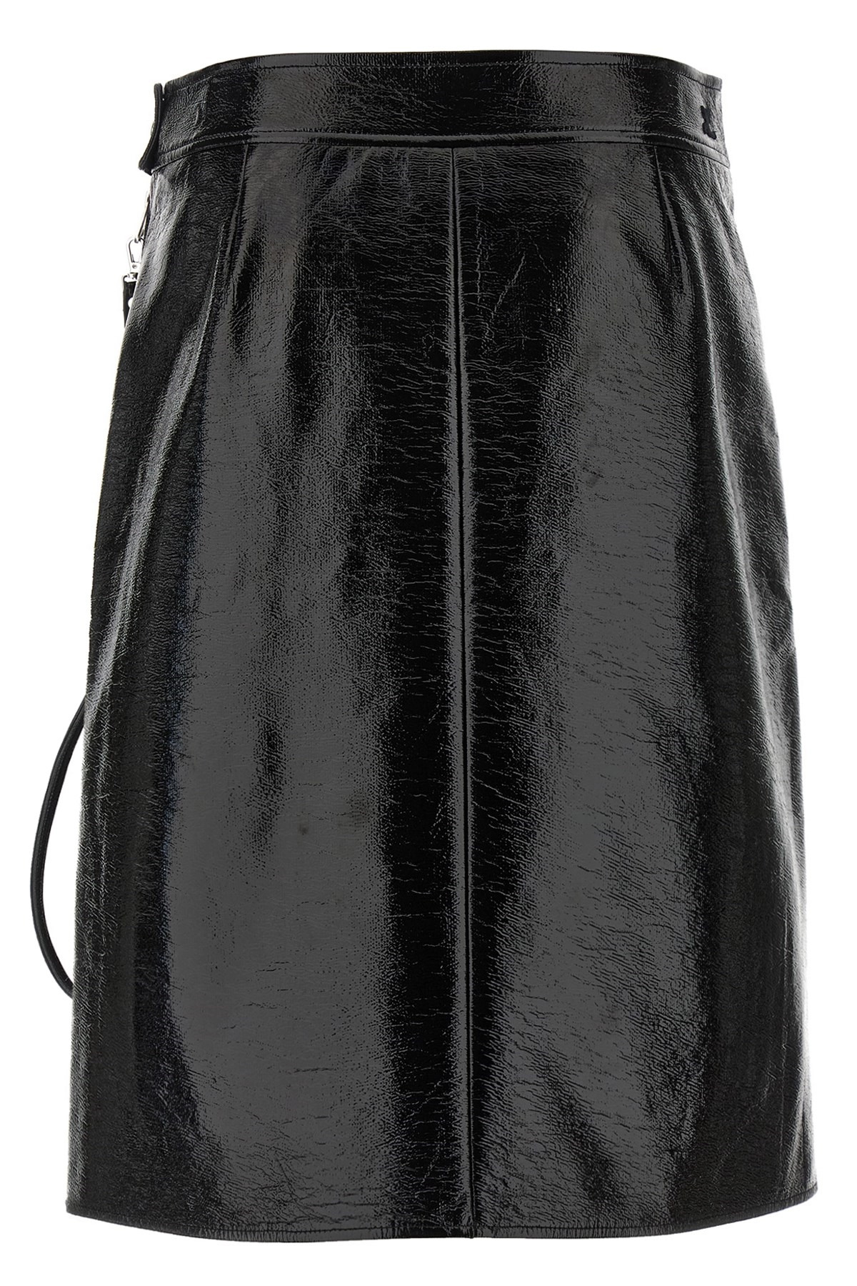 'Zipped Vinyl' skirt - 2