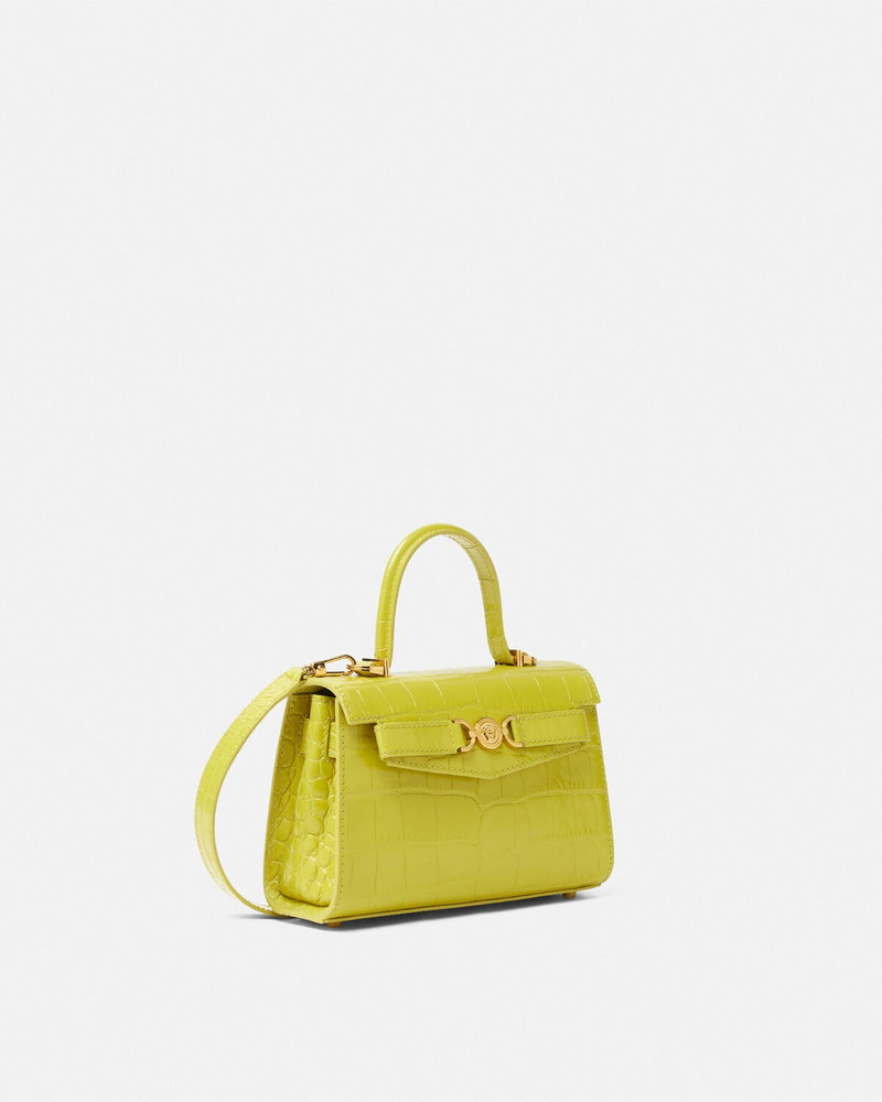 Croc-Effect Medusa '95 Small Handbag 2