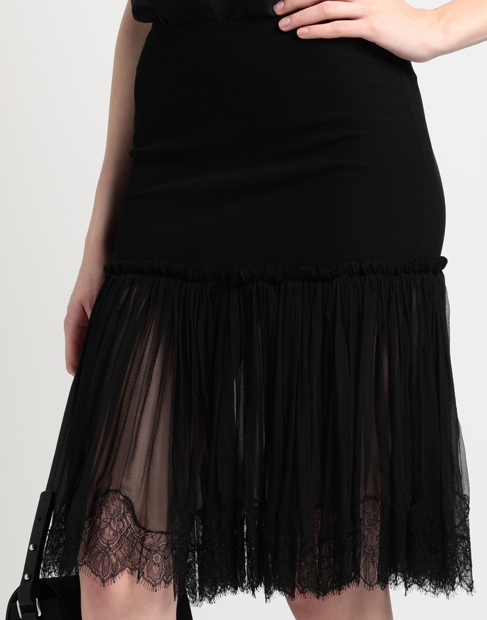 Black Women's Midi Skirt - 4