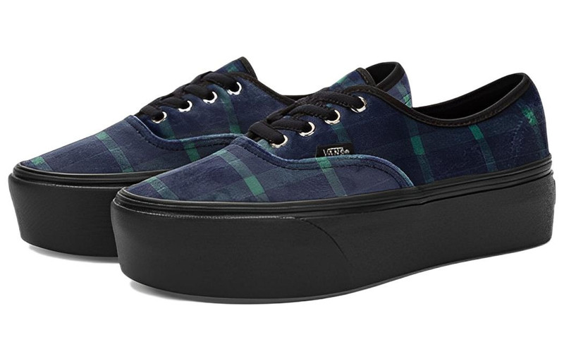 (WMNS) Vans Authentic 'Blue Black' VN0A5KXX203 3
