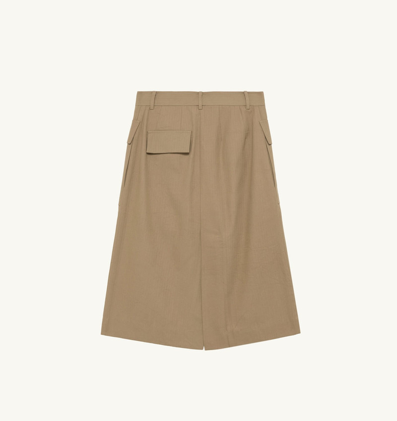 HERRINGBONE MID SKIRT WOMAN 4