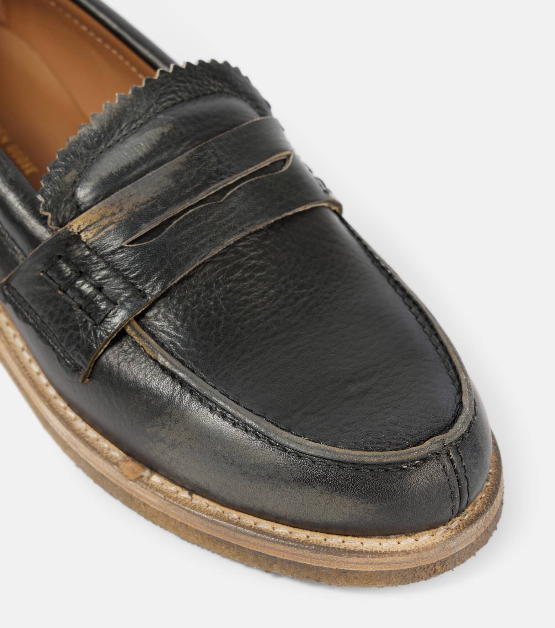 Jerry leather penny loafers - 6