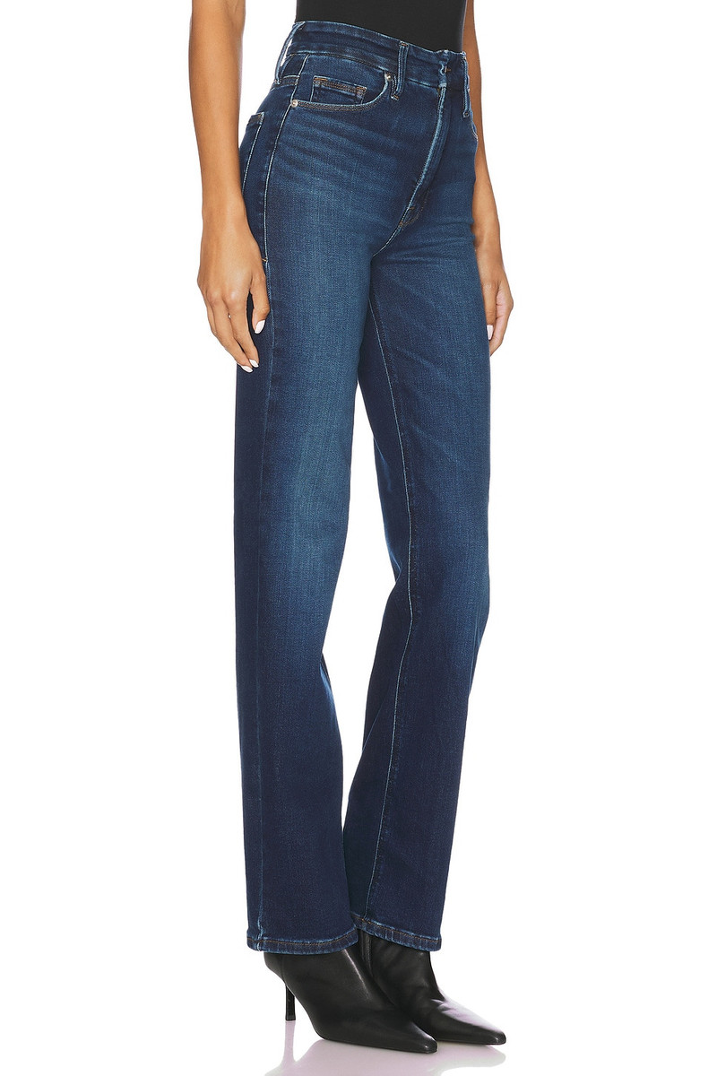 GOOD AMERICAN Soft Tech Good True Straight Jeans outlook