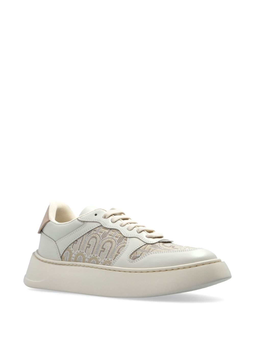 logo-pattern sneakers - 2