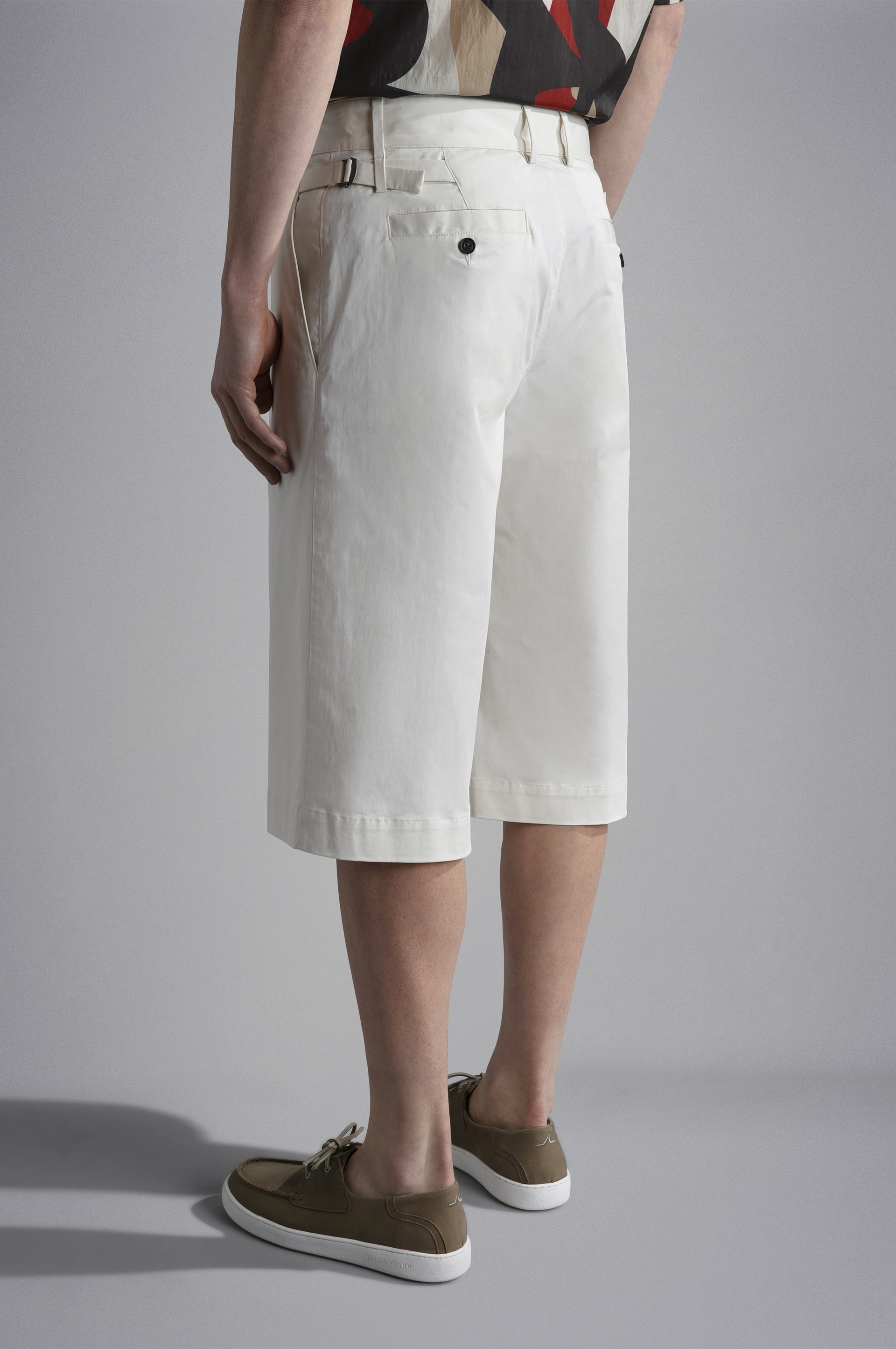 COTTON STRETCH BERMUDA SHORTS - 3
