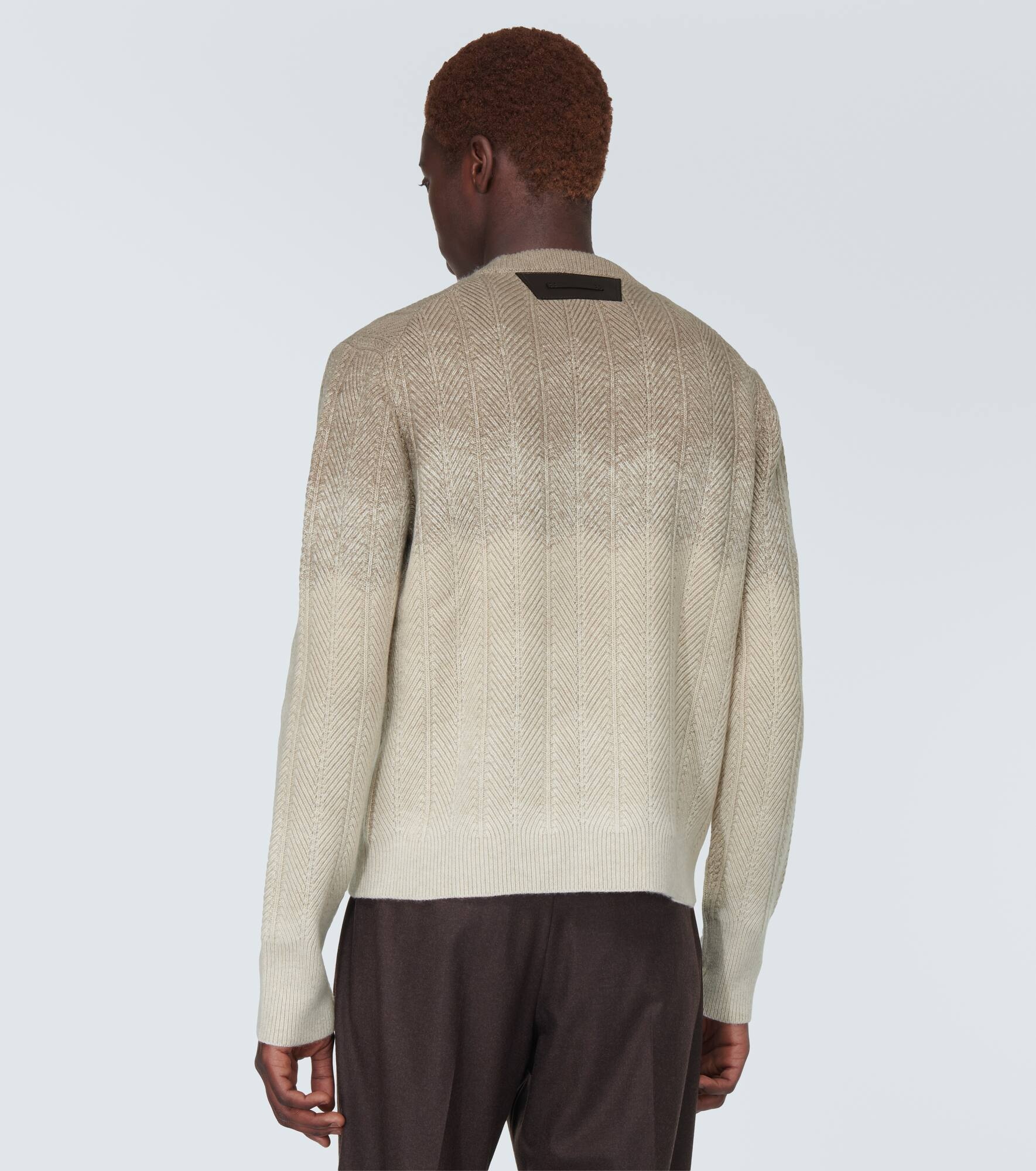 Gradient cashmere sweater - 4