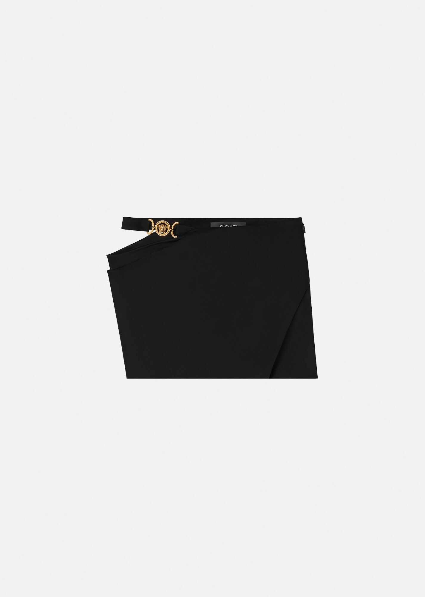 Medusa Satin Mini Skirt - 1