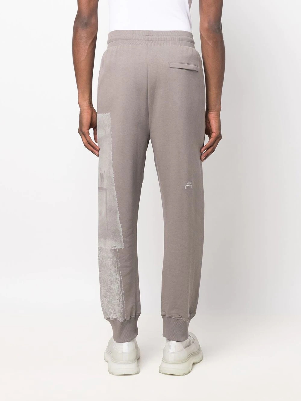 paint-print sweatpants - 4