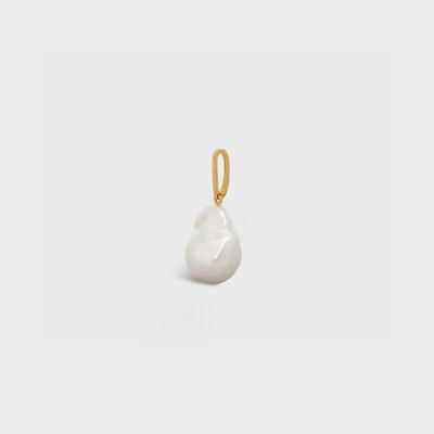 CELINE Celine Separables Baroque Pendant in Brass with Gold Finish and Cultured Pearl outlook