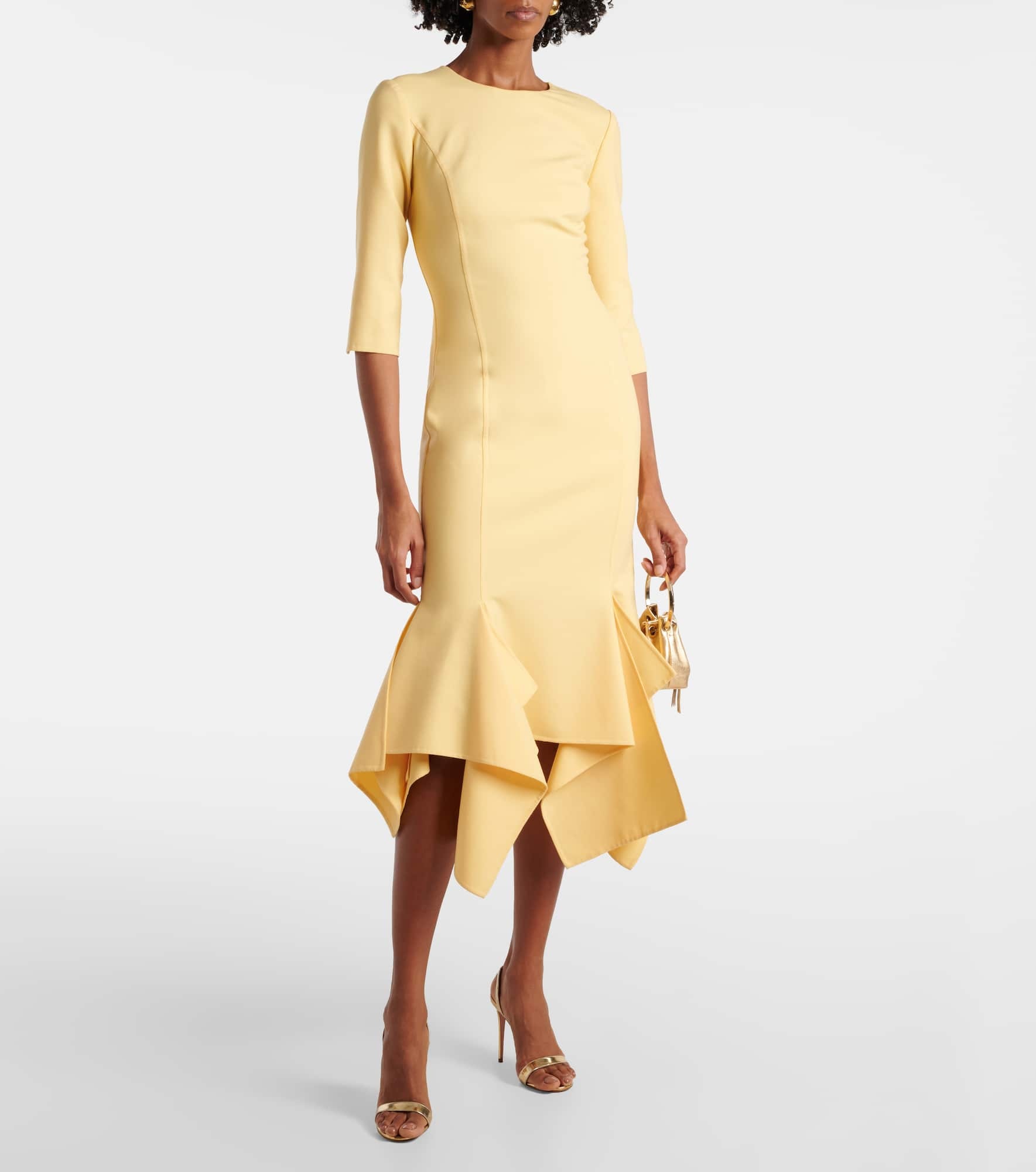Wool-blend midi dress - 2