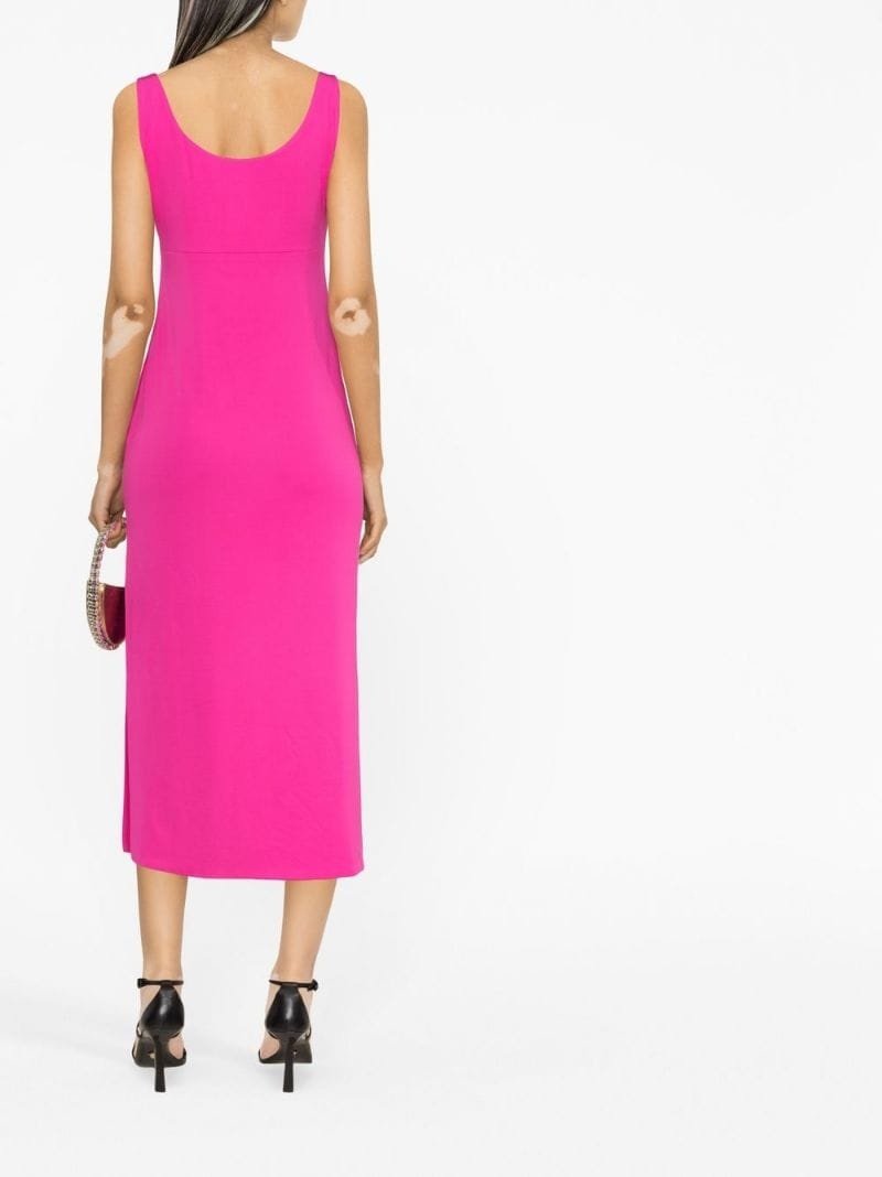 Medusa plaque midi dress - 4